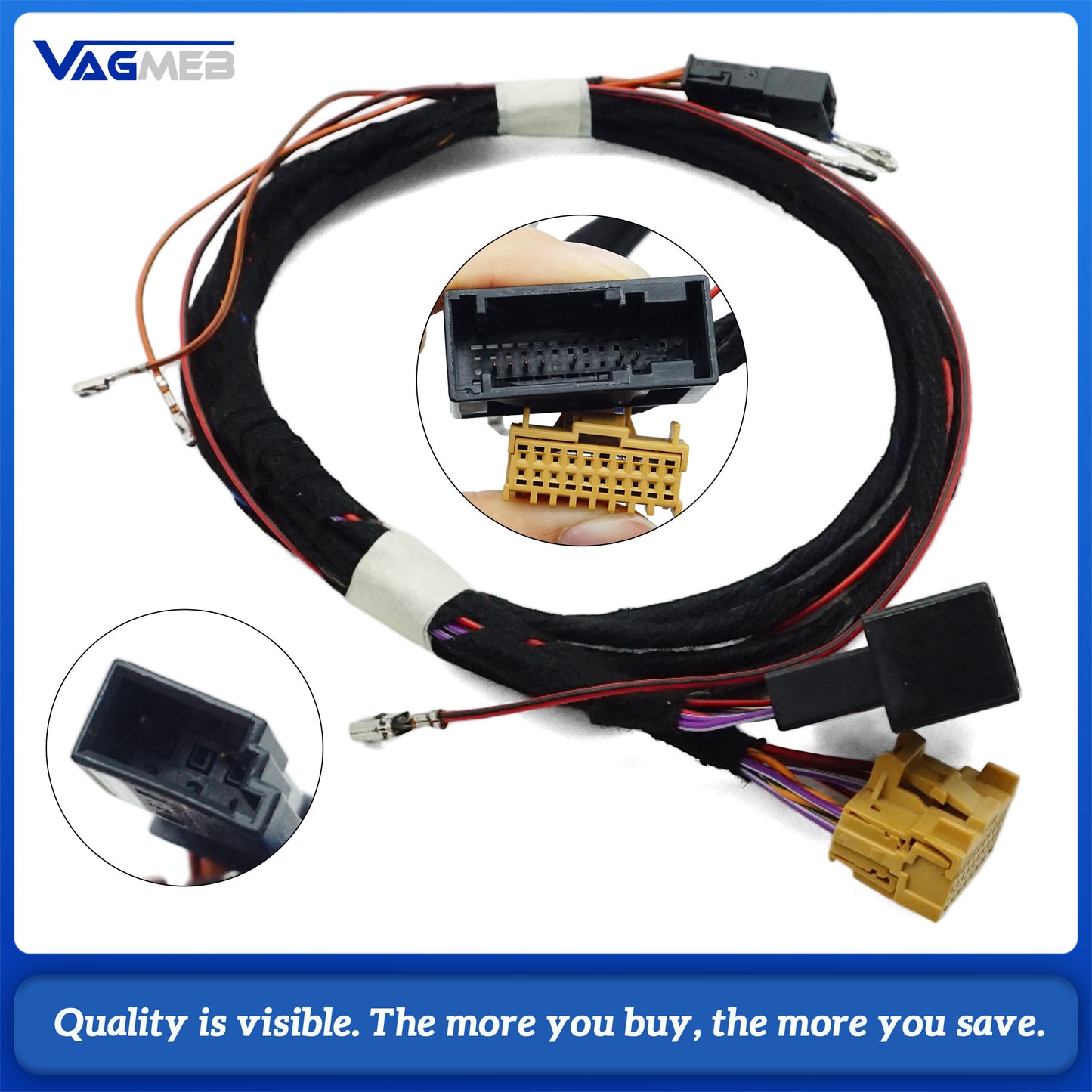 Xenon to LED Headlight Adapter CPZ For VW Golf 7 VII GTI R D3S D1S
