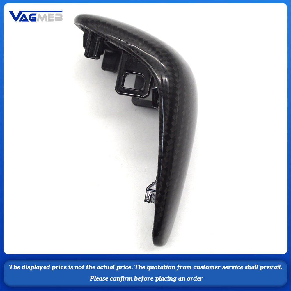 Car Gear Head Shift Knob Cover Gear Shift Handle Ball Collars Trim For Audi A6C7