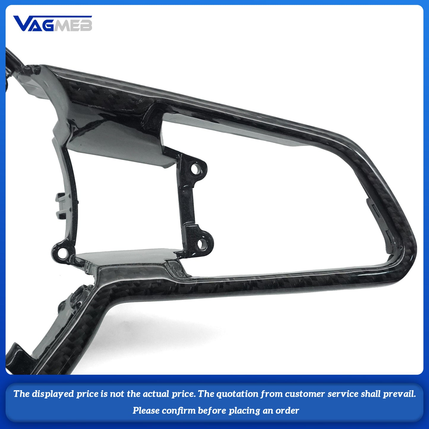 Wing lever button frame for Audi TT