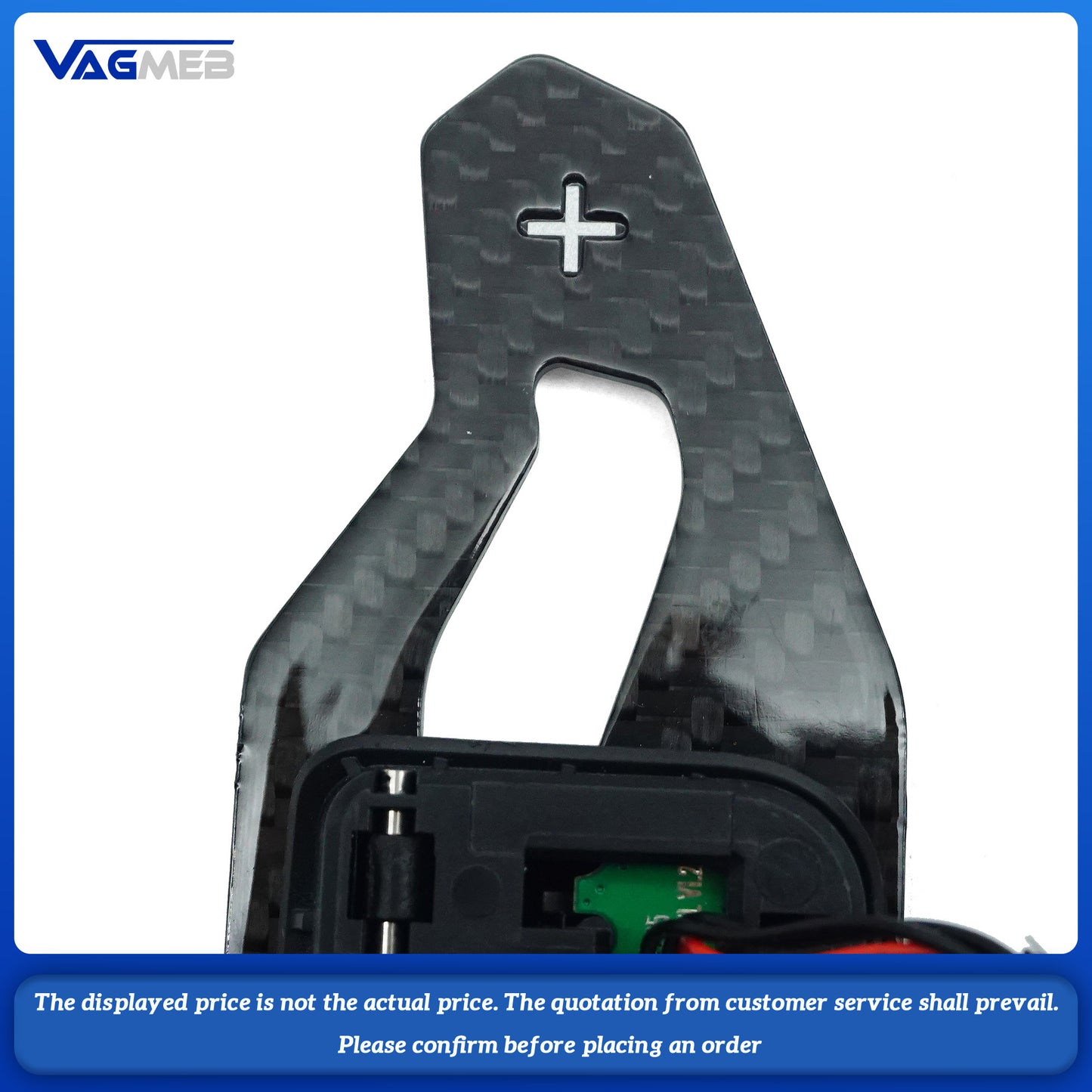 For Audi A4B9 multifunctional steering wheel carbon fiber with paddle replacement