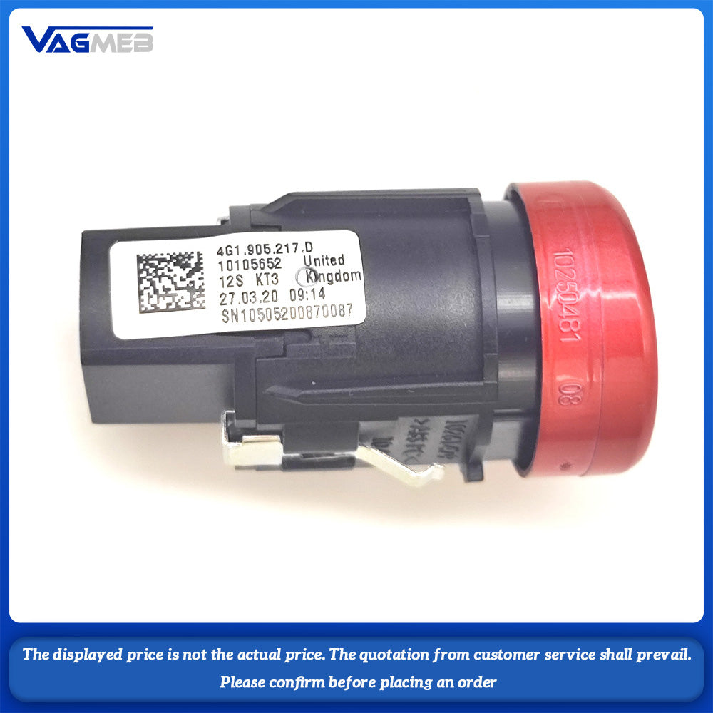 For Audi A6 C7 A7 S6 S7 switch key to start a START ENGINE STOP switch 4G1 905 217D