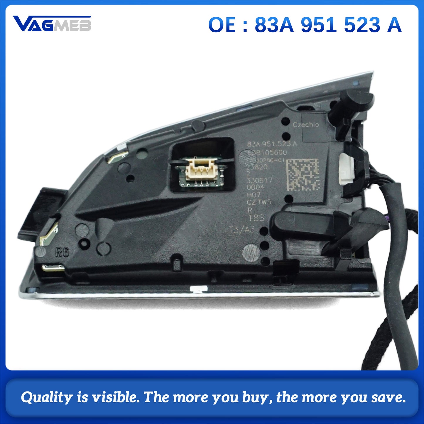 Steering Wheel Buttons, Suitable For Audi Q5L Q5 SQ5 Q7 Q8 Unheated Versions,Car Accessories,83A 951 523 A