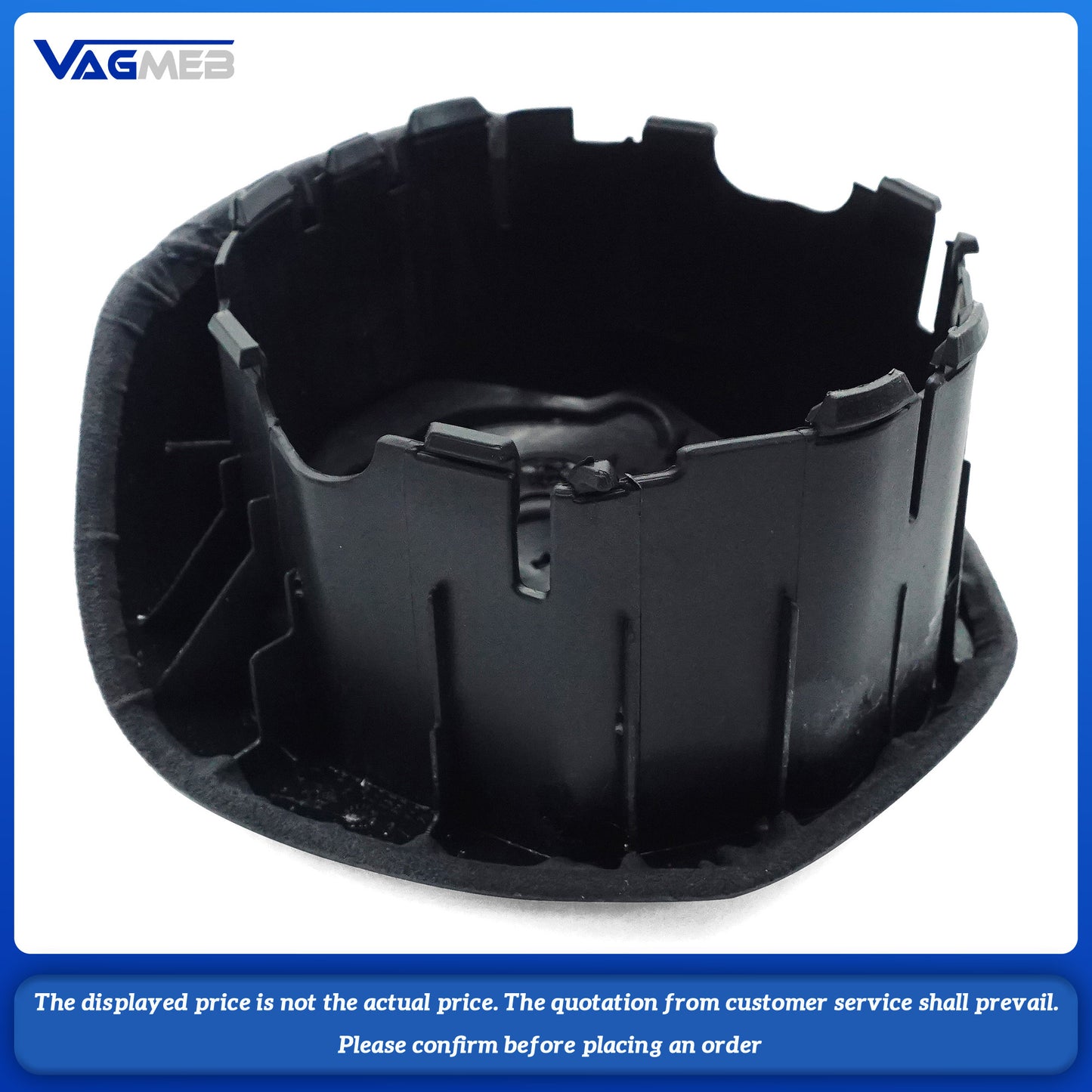 Steering wheel airbag cover multifunction steering wheel For VW Golf MK7 Tawny-striped leather