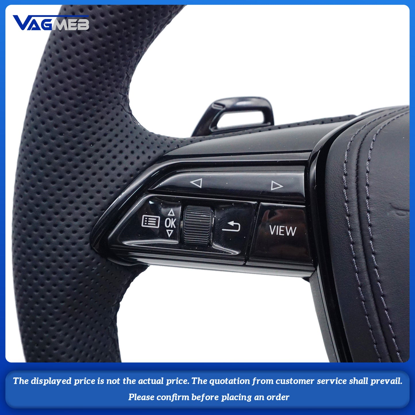 For Audi A6C8 Steering Wheel Large Pick Modification Car Accessories Steering Wheel
