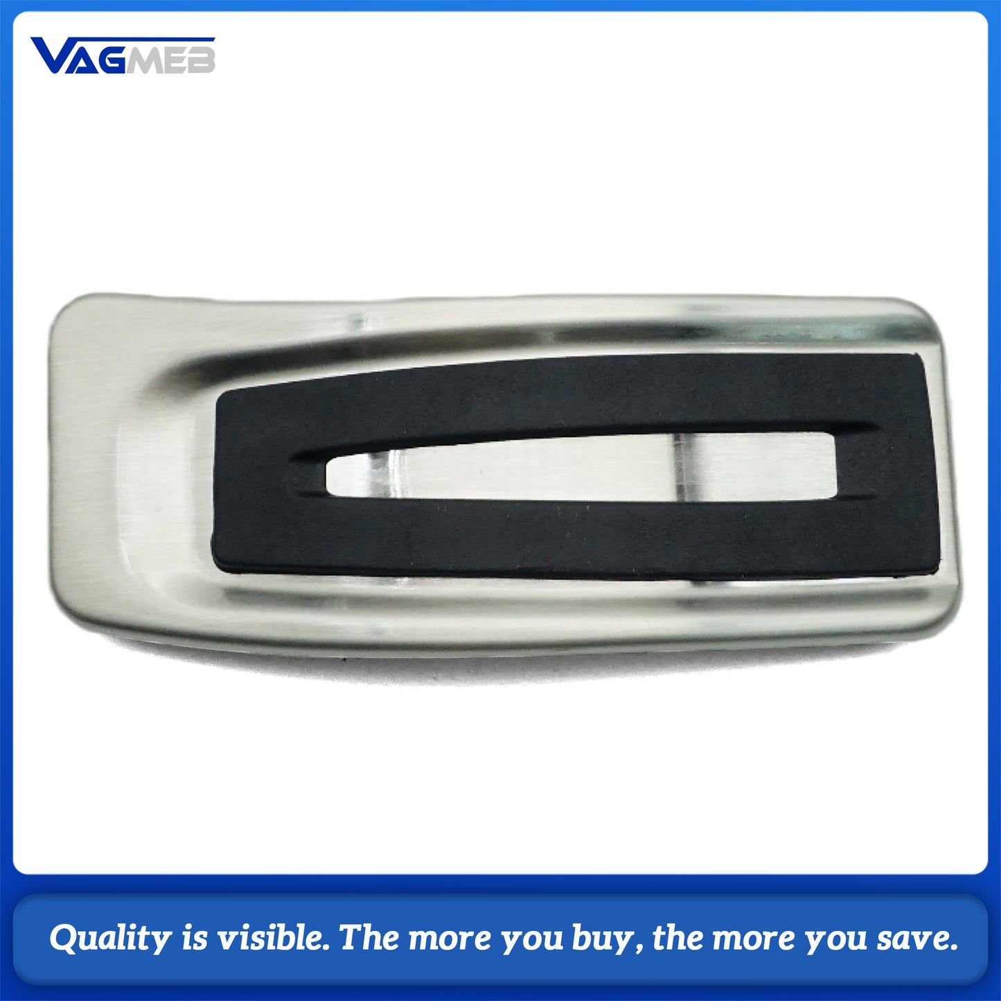 For Audi Q7 Car Accessories Stainless Steel Fuel Gas Brake footrest Pedal Cover Plate 3pcs