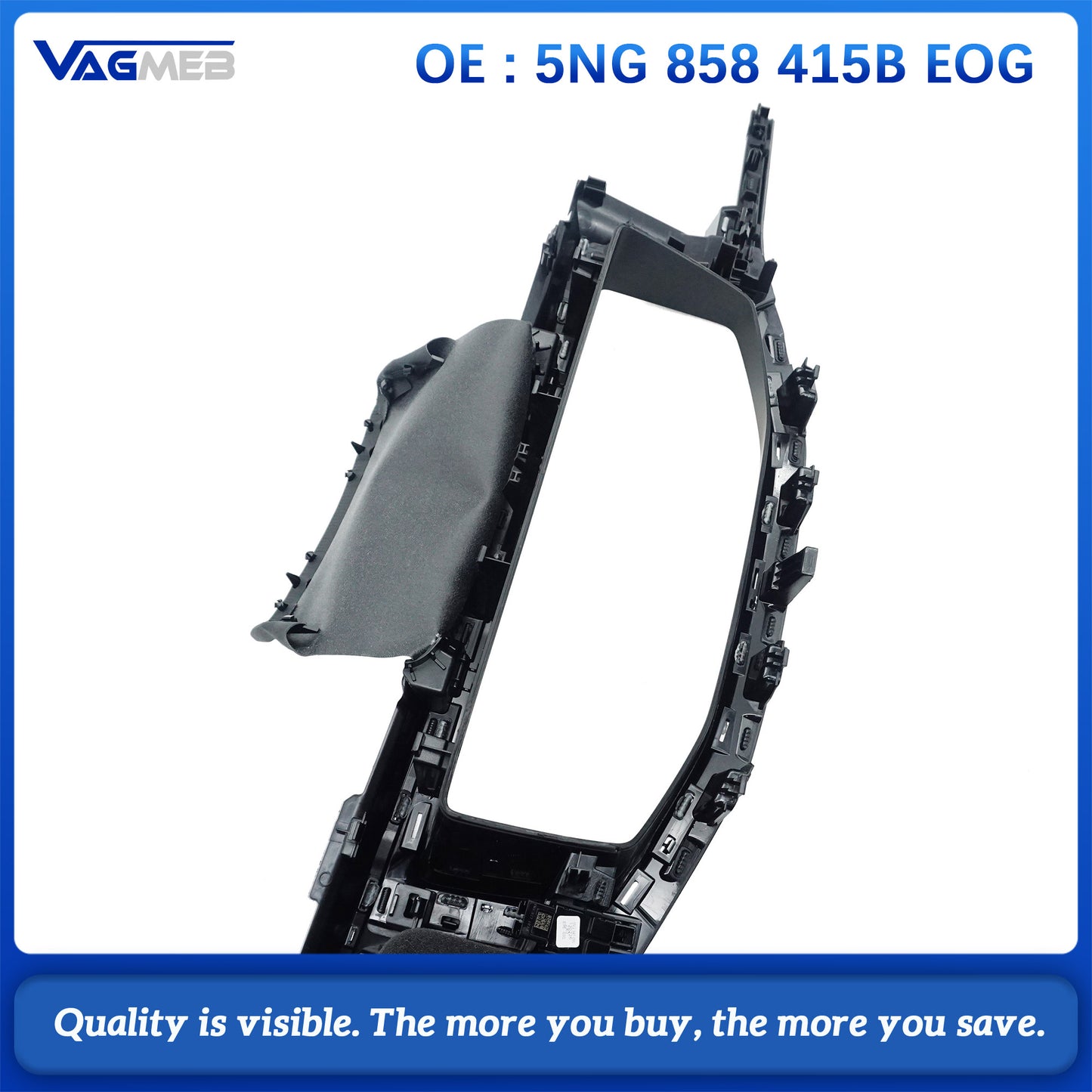 For VW Tiguan MK2 LCD instrument decorative frame Panel Plates Decorative Frame 5NG 858 415B