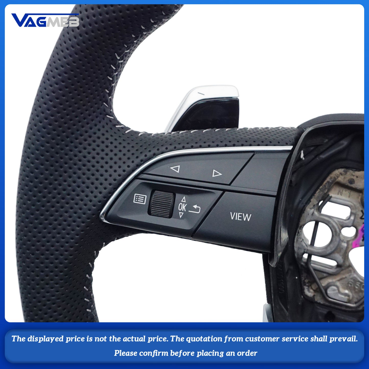 steering wheel with paddle shifters for Audi Q3 F3, Car Accessories