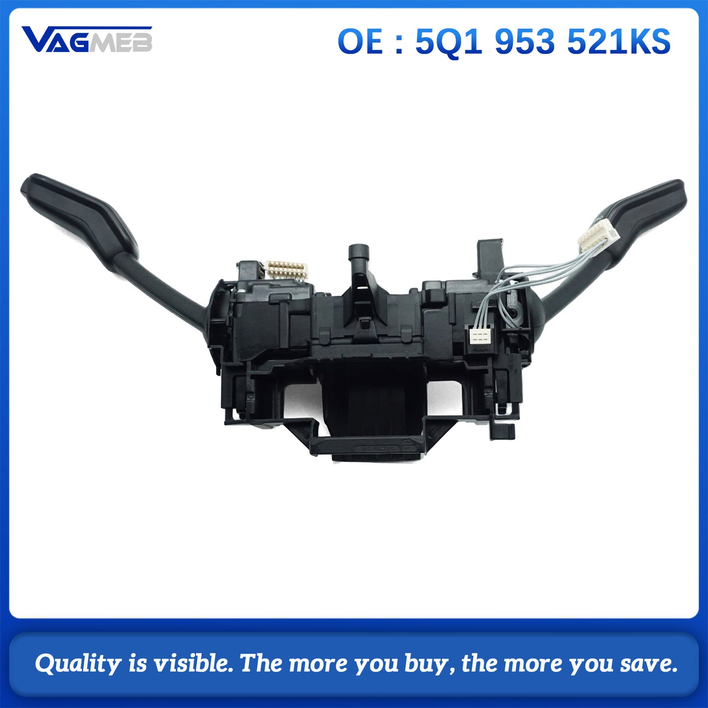 5Q1953521KS Steering Column Switch Clockspring For VW Golf 8 Passat B8.5