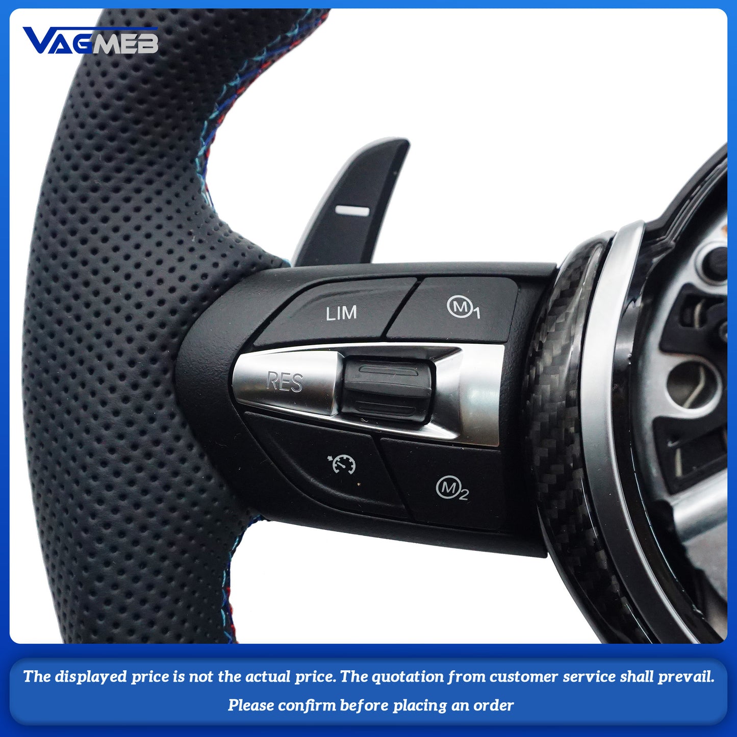 Hot Sell High Quality Carbon Fiber Steering Wheel for BMW F87 F82 F83 Steering Wheel M3 Model