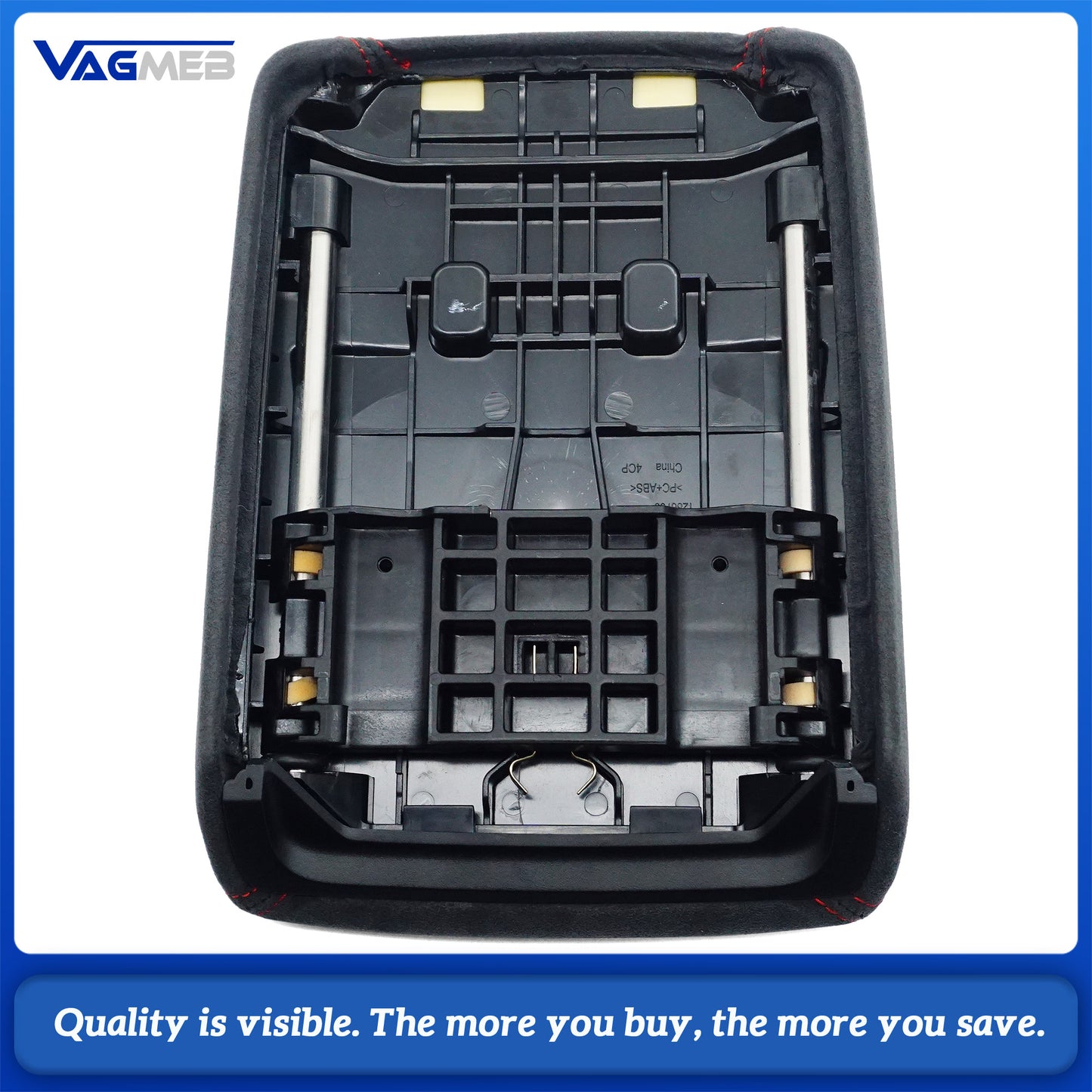 For Audi A4 B9 Make of Alcantara Wrap Car Interior Armrest Storage Box Cover Panel Trim Tuning Accessories