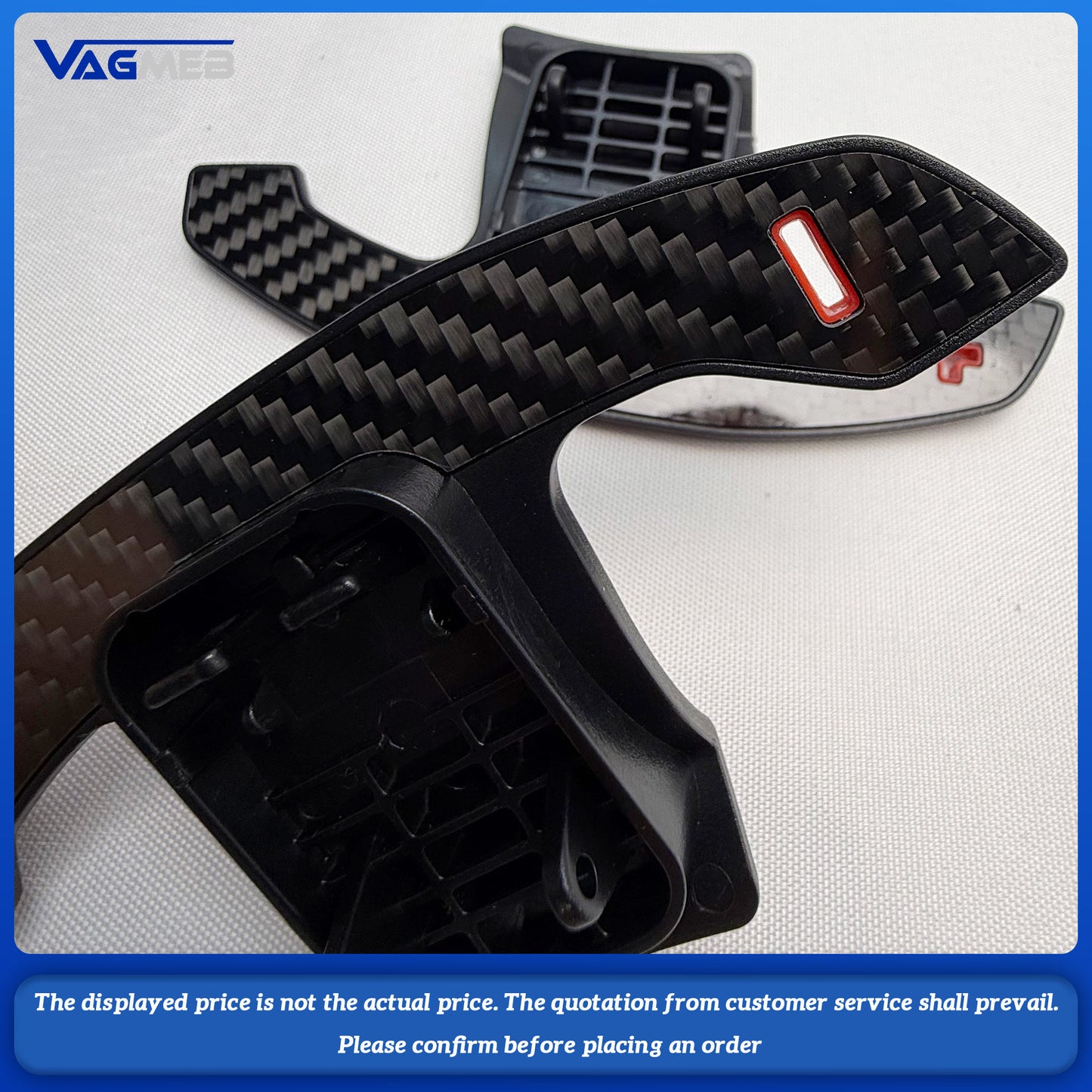 For BMW F20 F30 F32 F34 F36 F80 G42 F30 F31 1 2 3 4 5 7 Series Carbon Fiber Steering Wheel Shifter Paddles Gear Shift Shifter