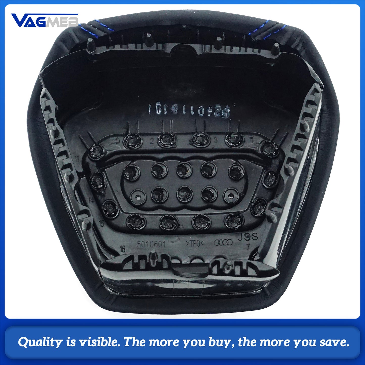 Steering wheel airbag cover multifunction steering wheel For Audi A6C8