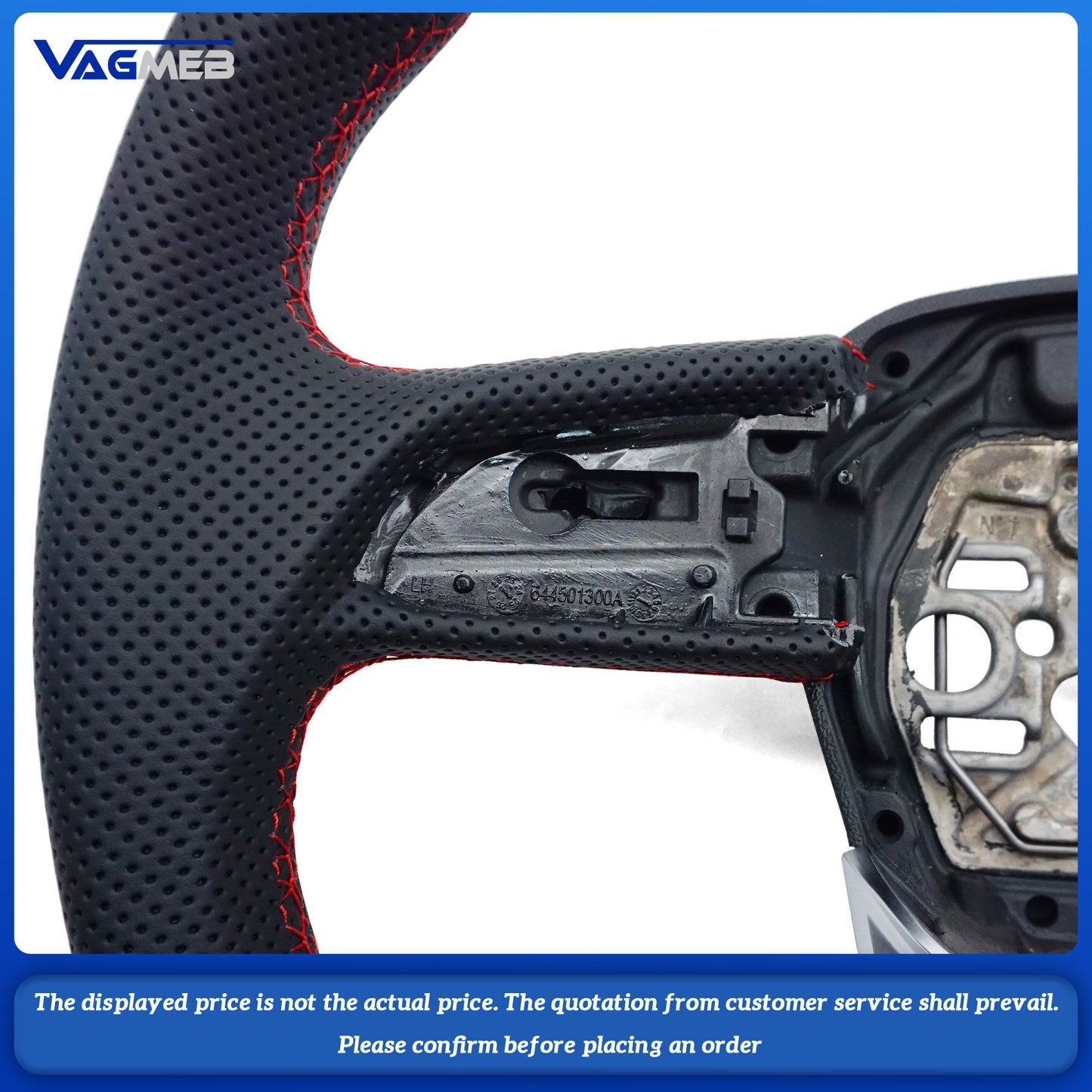 For Audi S RS S LINE Logo Q3 Q5 Q7 RSQ3 RSQ5 RSQ7 SQ5 SQ3 SQ7 custom all alcantara Steering wheel bottom Multi-color lines