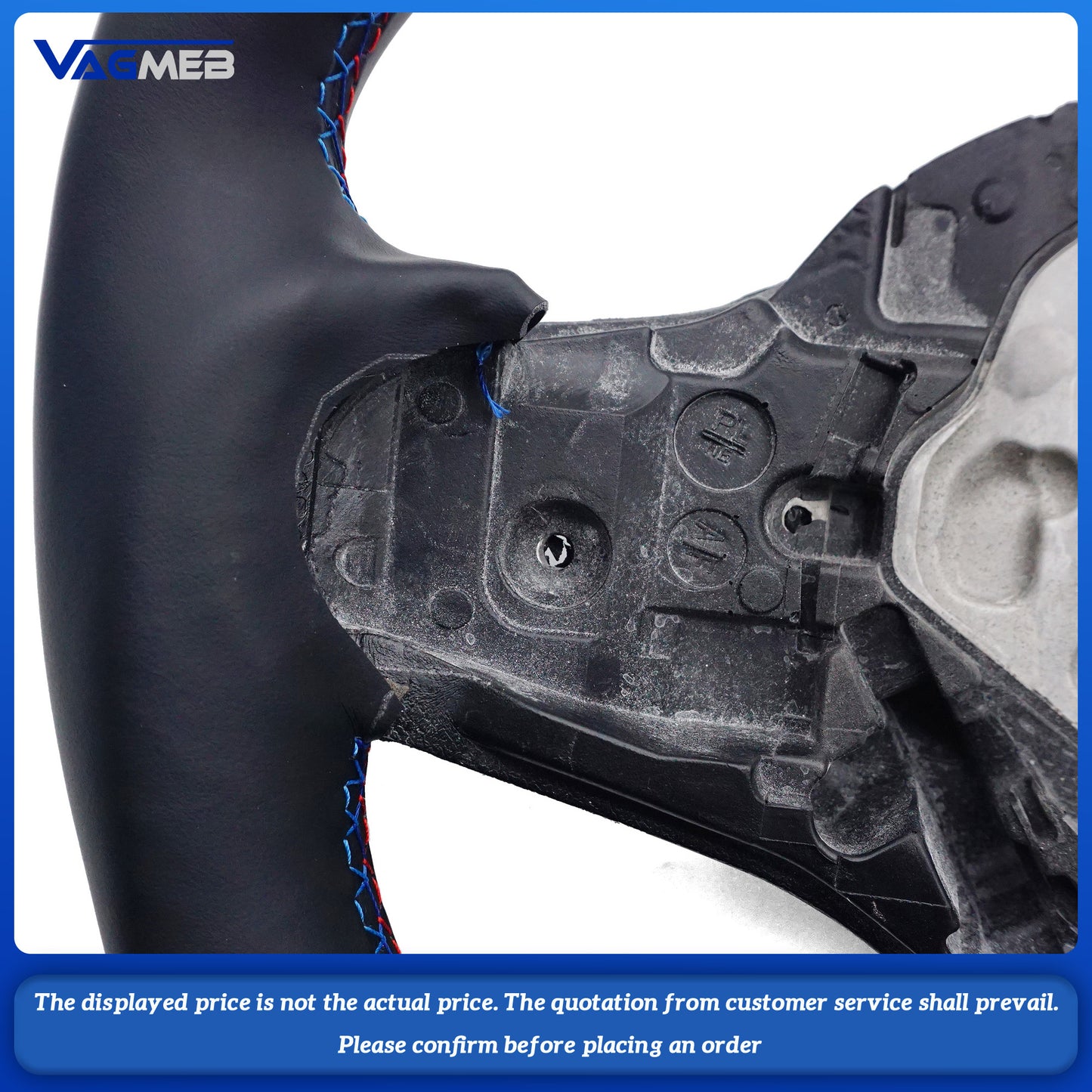 Full Leather Steering Wheel With heating function for BMW X5