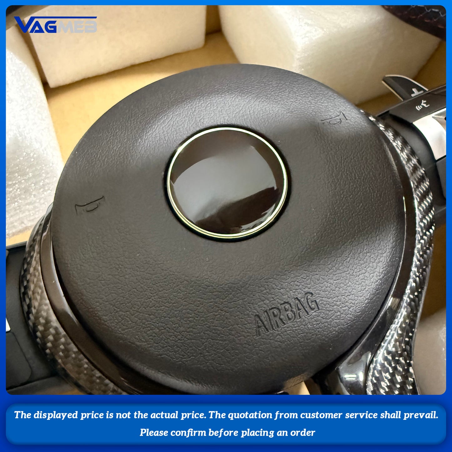 Carbon Fiber Steering Wheel For BMW M2 F87 M3 328M M5 F10 F12 M6 F06 F07 F30 F31 F01 F02 F20 F21 F22 F23 F32 F33 1 3 5 7 Series