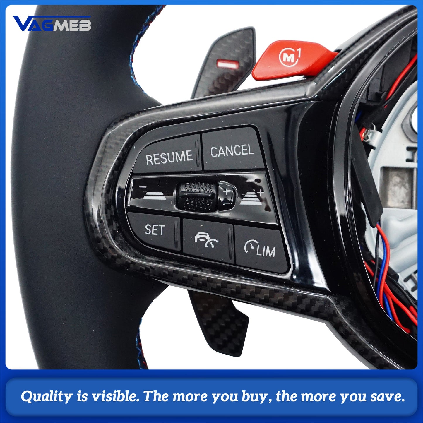 Steering Wheel For BMW G20 G30 G31 G28 G05 G06 F30 F10 F15 F20 F22 F25 F31 F32 X1 X2 X3 X4 X5 X6 Sports Leather Steering Wheel