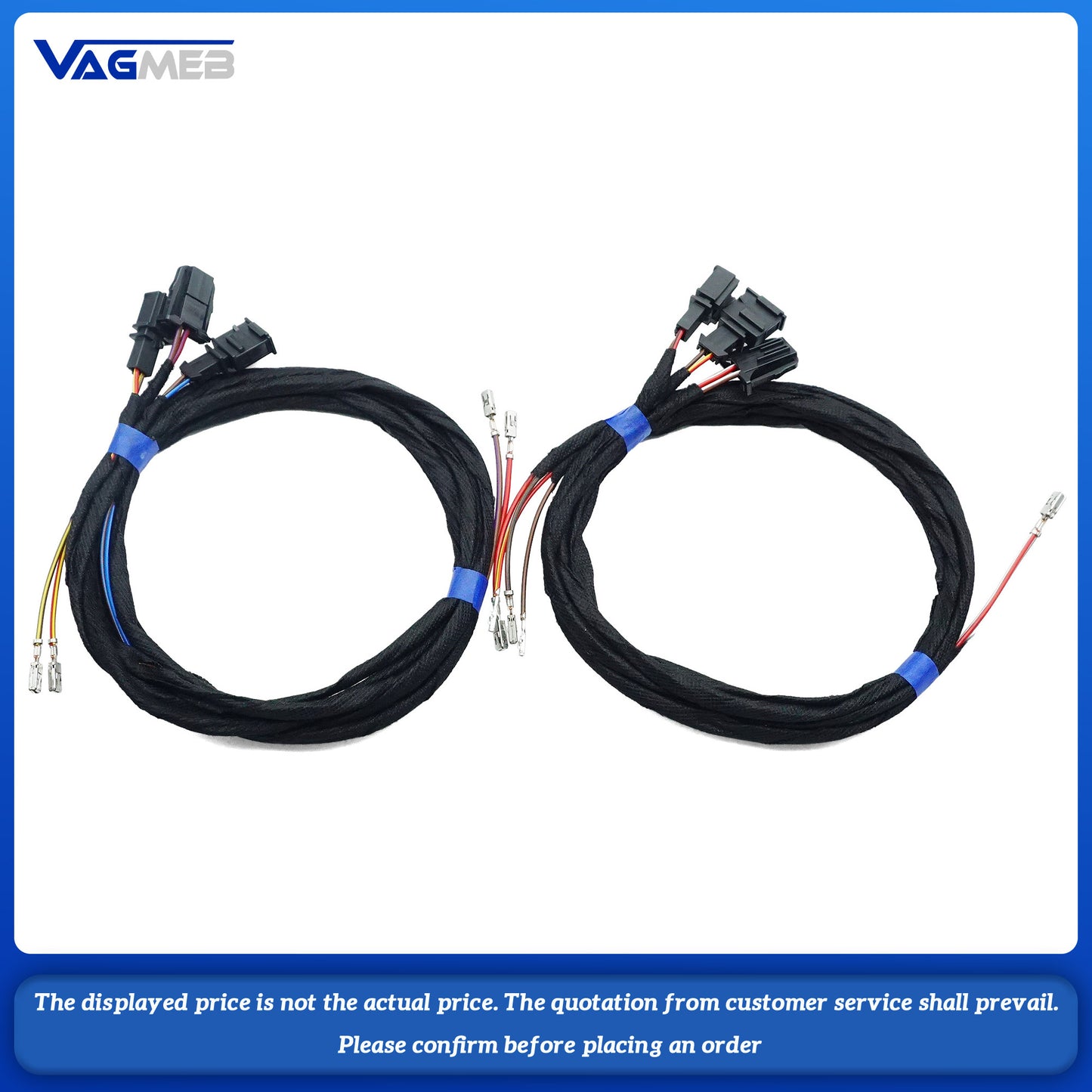 For VW Passat B8  Dynaudio Sound System Acoustics Install Wire Cable Harness
