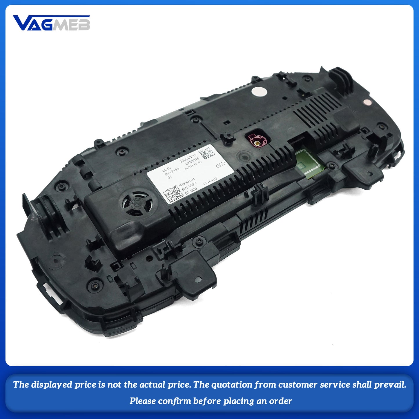 For BMW G30 2020 ID7 supports HUD LCD instrument panel