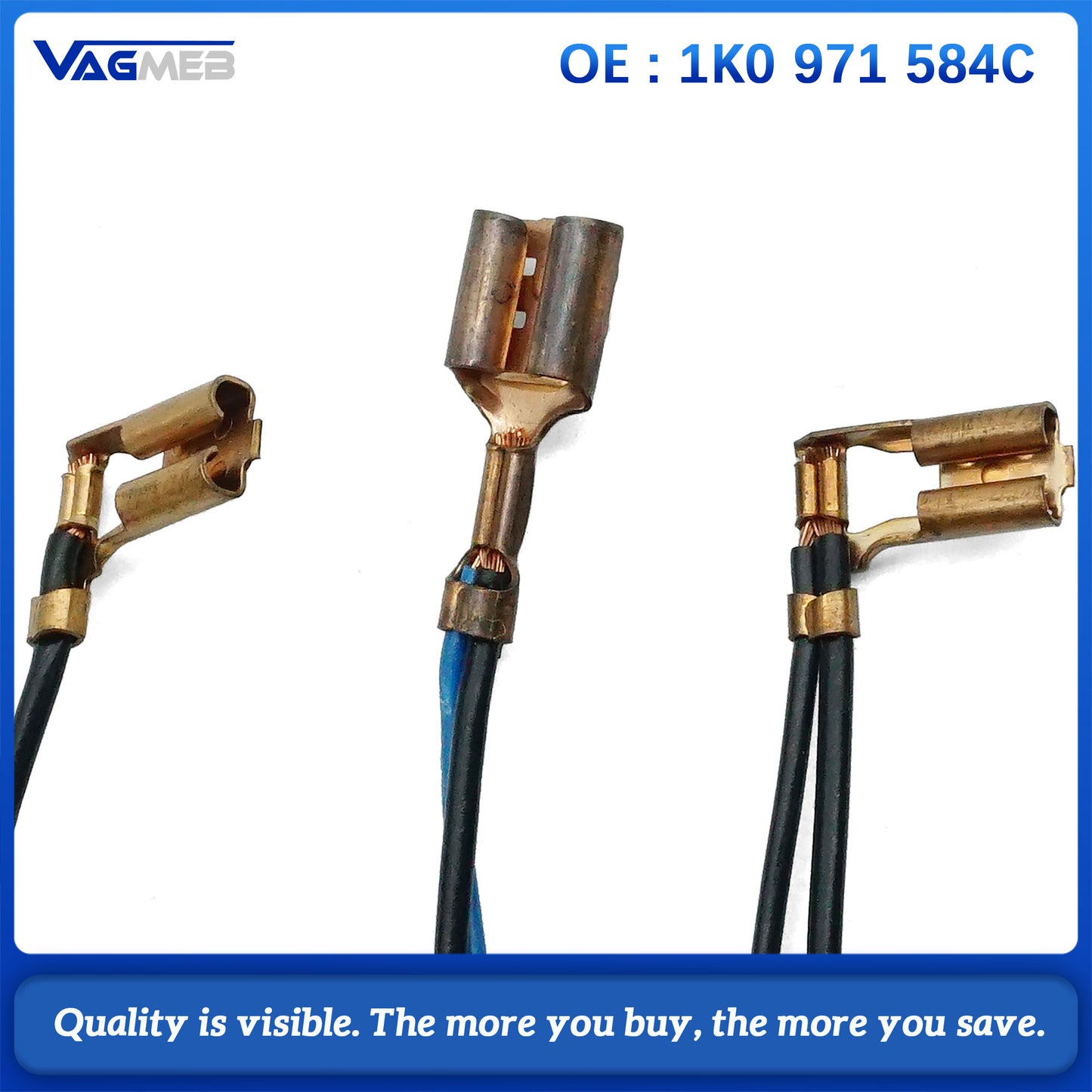 Multifunction MF Steering Wheel Cable Wire Harness For VW Golf MK5 Passat B6 1K0 971 584 C