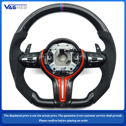 For BMW F30 F32 F10 F20 F07 F01 E46 E60 E90 M3 M4 M5 M6 steering wheel
