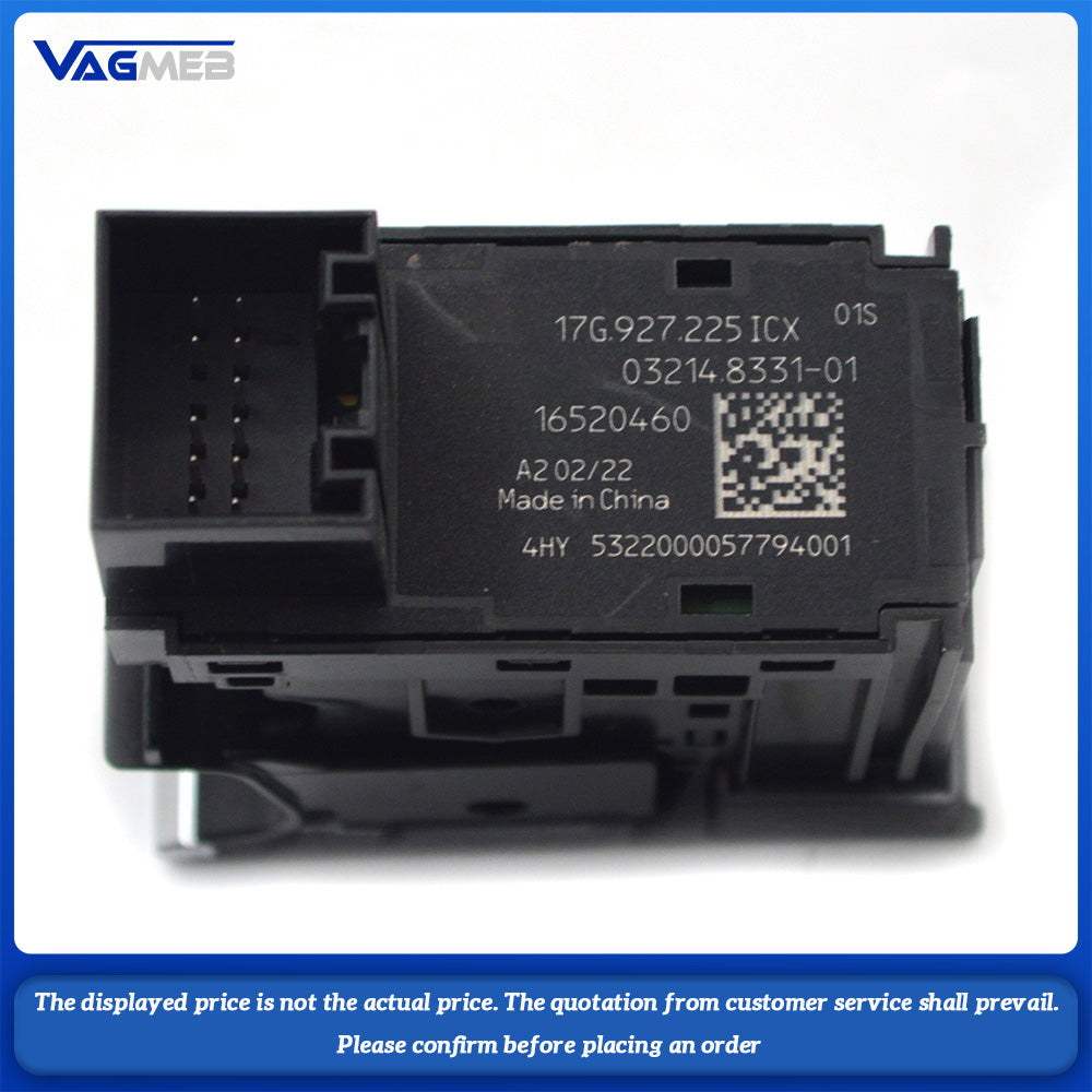 For VW MQB Jetta MK7 2018-2023 Hill Hold  Auto Hold Switch And Wire White backlight button  17G 927 225