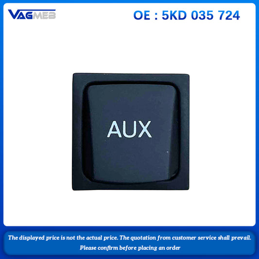 FHAWKEYEQ Car AUX Switch Socket Connector Adapter For RCD 510 RCD 310 VW Golf MK6 Jetta MK5 Scirocco
