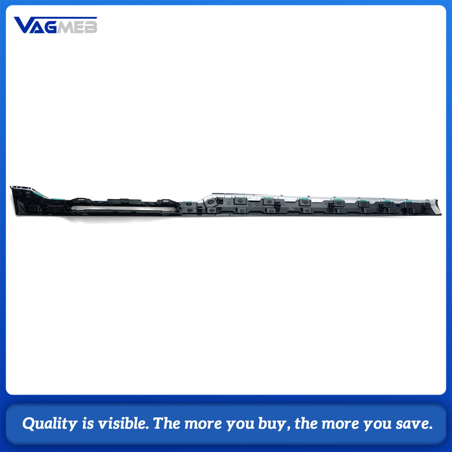Carbon Fiber Style Long Dashboard Panel for VW Passat B8 2020 - Interior Decorative Trim