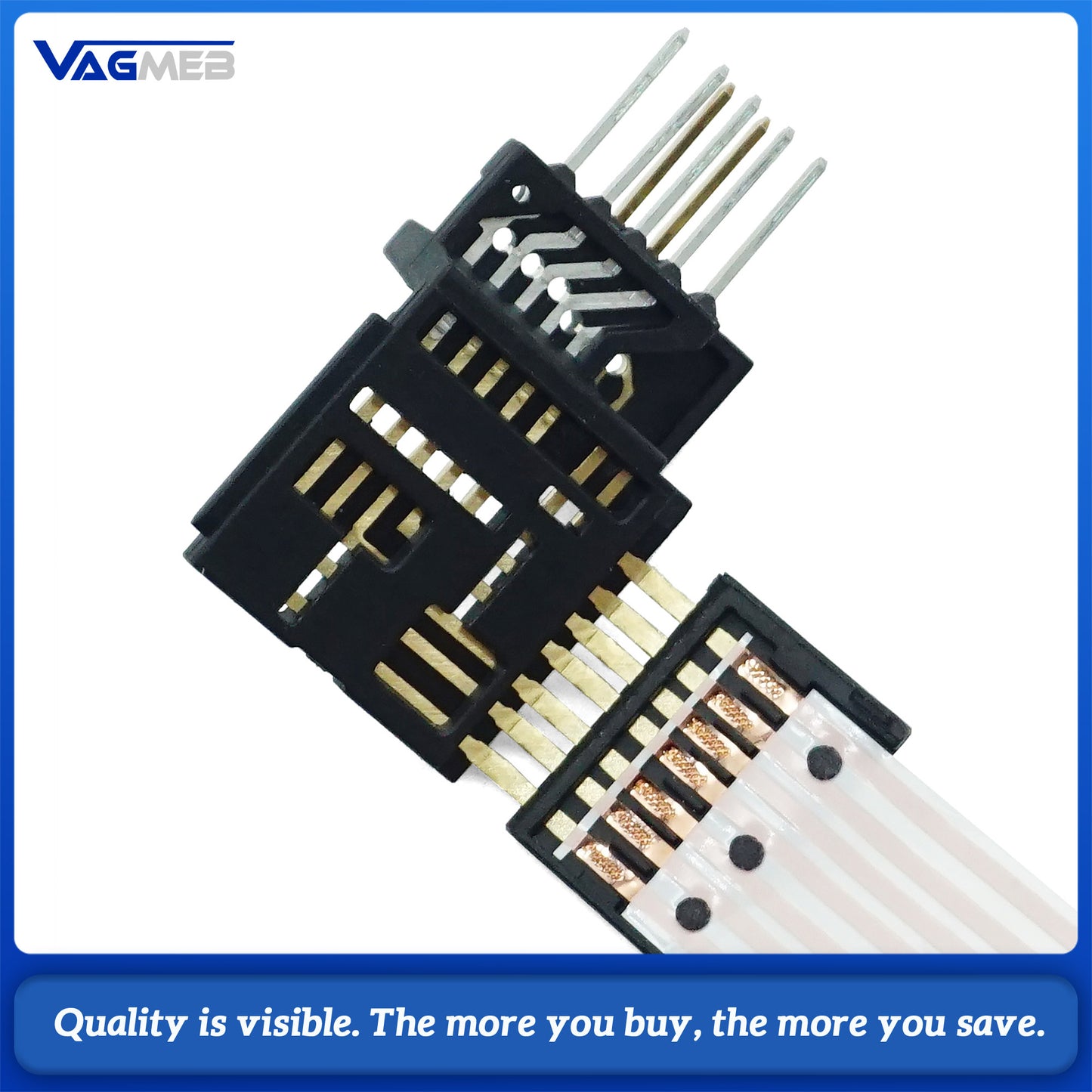 Steering Wheel Clockspring Ribbon Cable 5Q0 953 549D for VW Audi Skoda Seat MQB Platform  Airbag Squib Wiring Harness Replacement