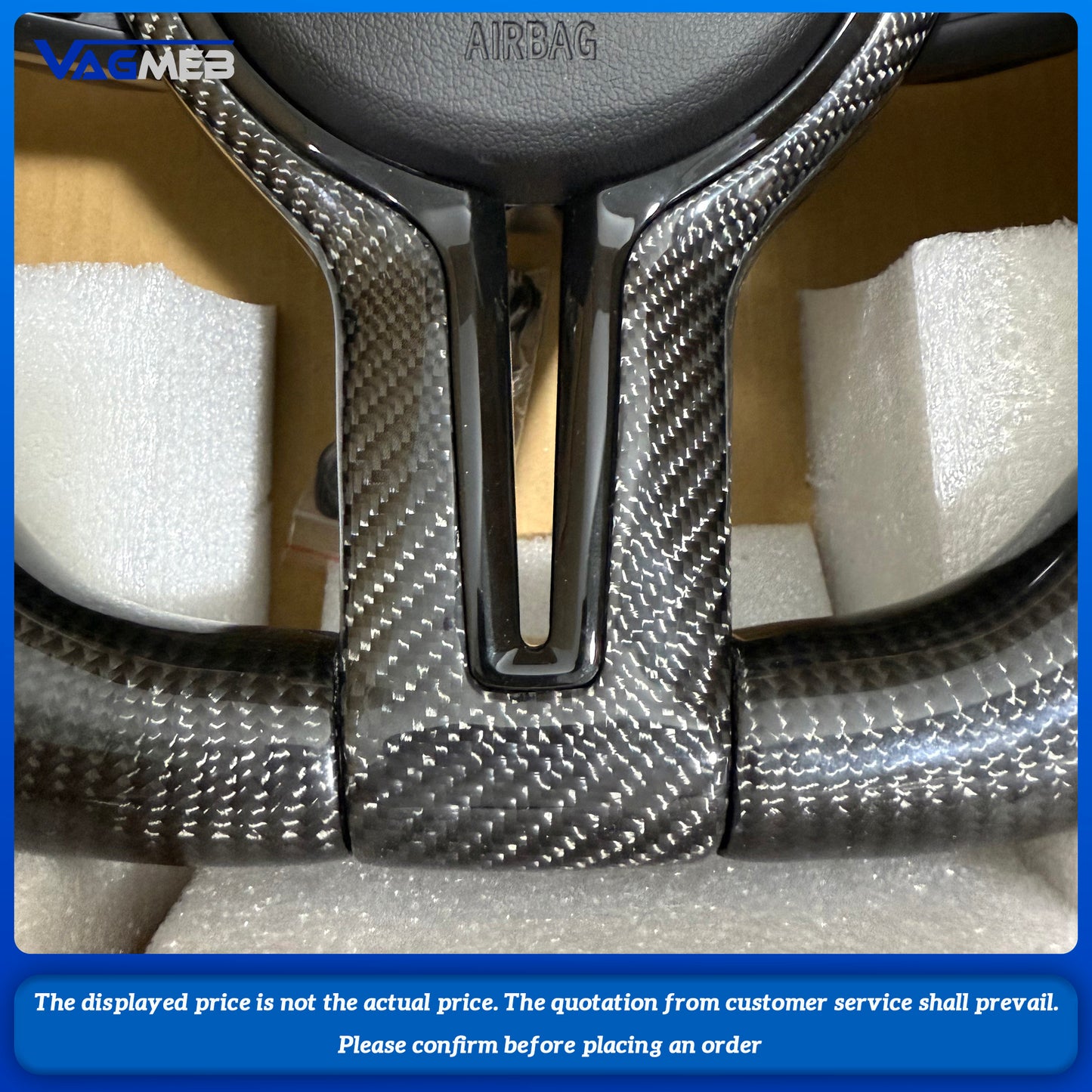 Carbon Fiber Steering Wheel For BMW M2 F87 M3 328M M5 F10 F12 M6 F06 F07 F30 F31 F01 F02 F20 F21 F22 F23 F32 F33 1 3 5 7 Series