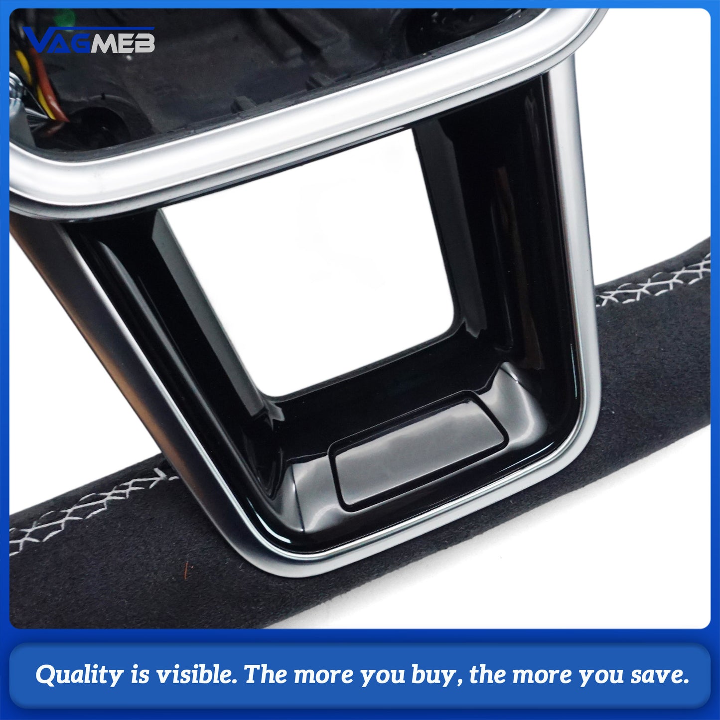 For Audi ABT logo A6 C8  heating punch steering wheel