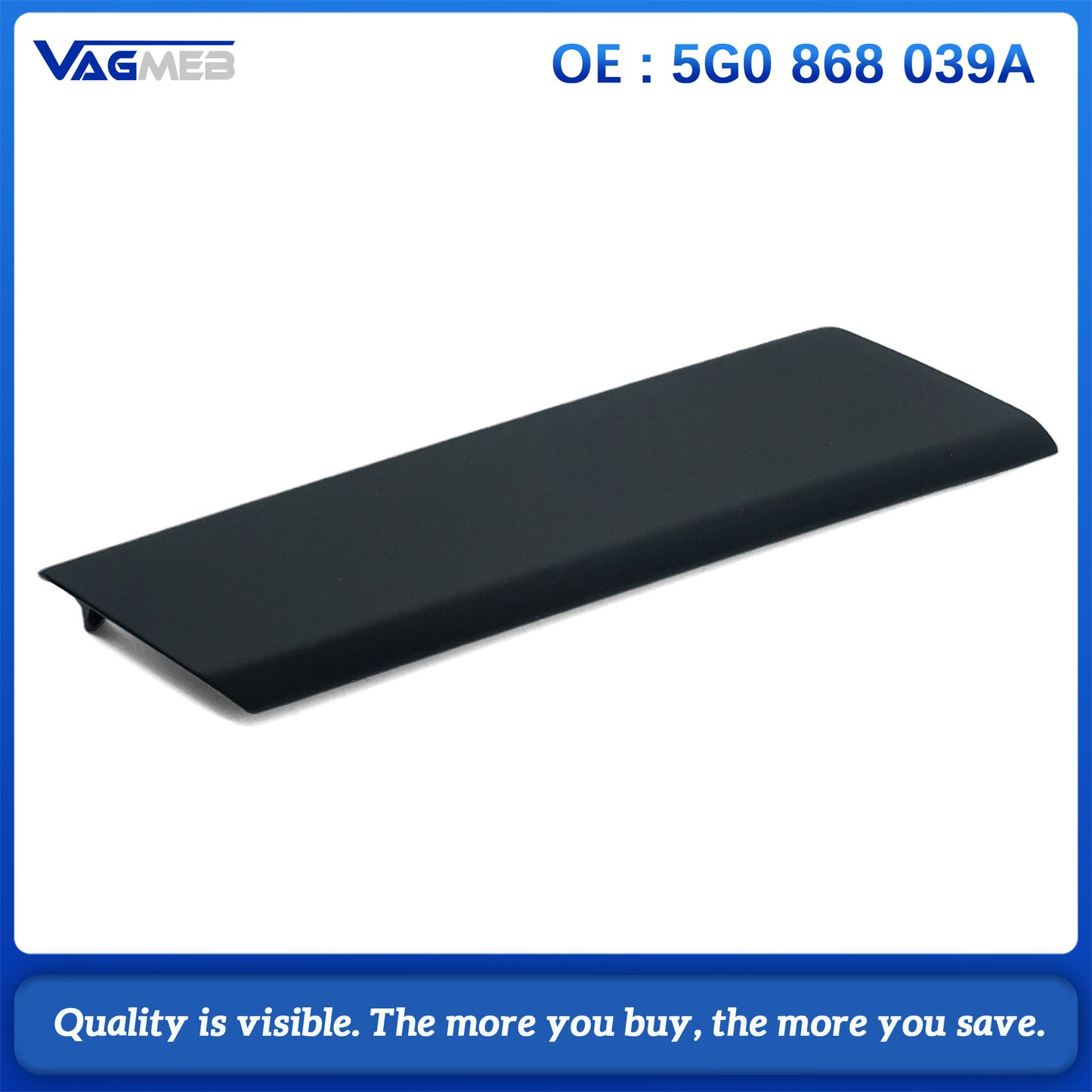 R-Line Door Handle Cover Black Left Right For VW Golf 7 7.5 GTI 5G0868040A039A