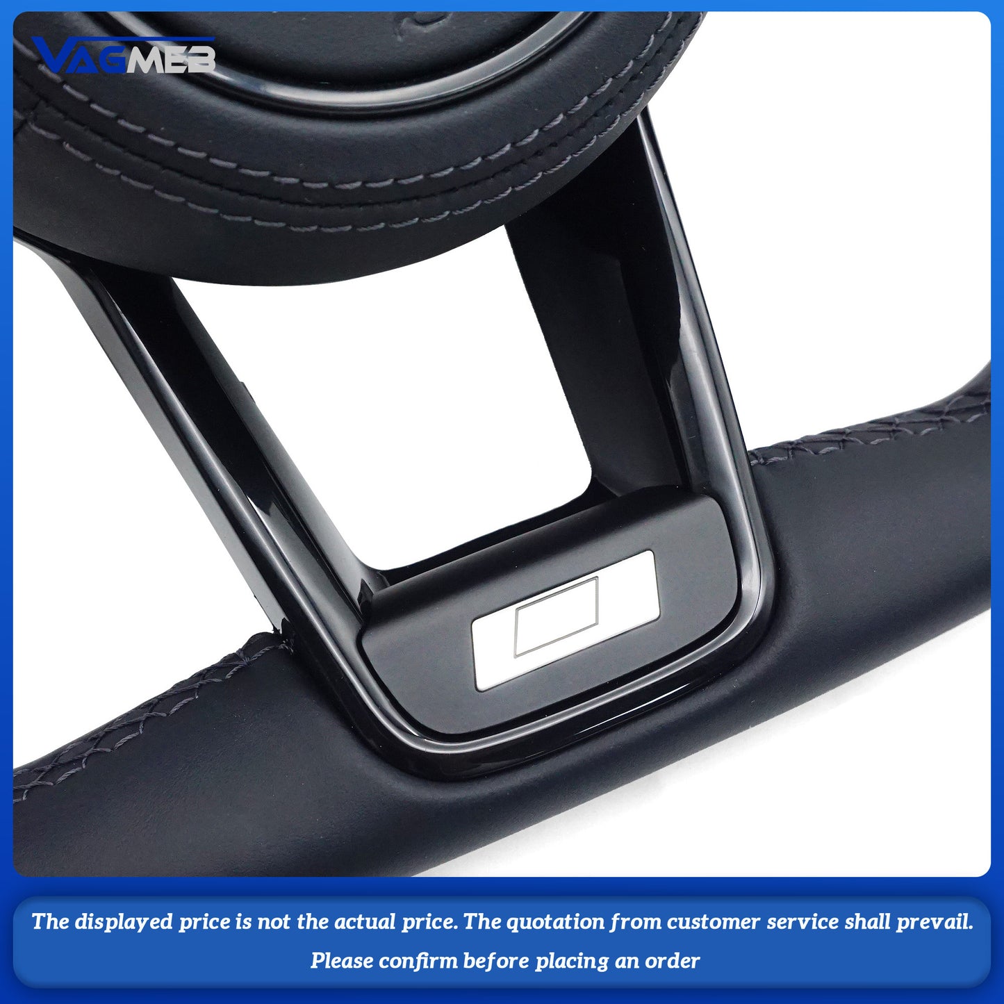 Car Steering Wheel Custom Made Leather For VW TT