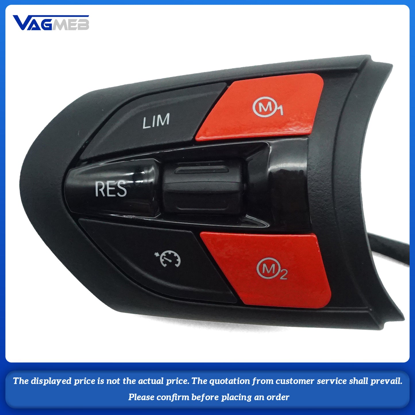 Suitable For BMW M Sport D-type steering wheel buttons F40 M135i F87 M2 F80 M3 F82 M4 X3 M X4 M F85 X5 red buttons