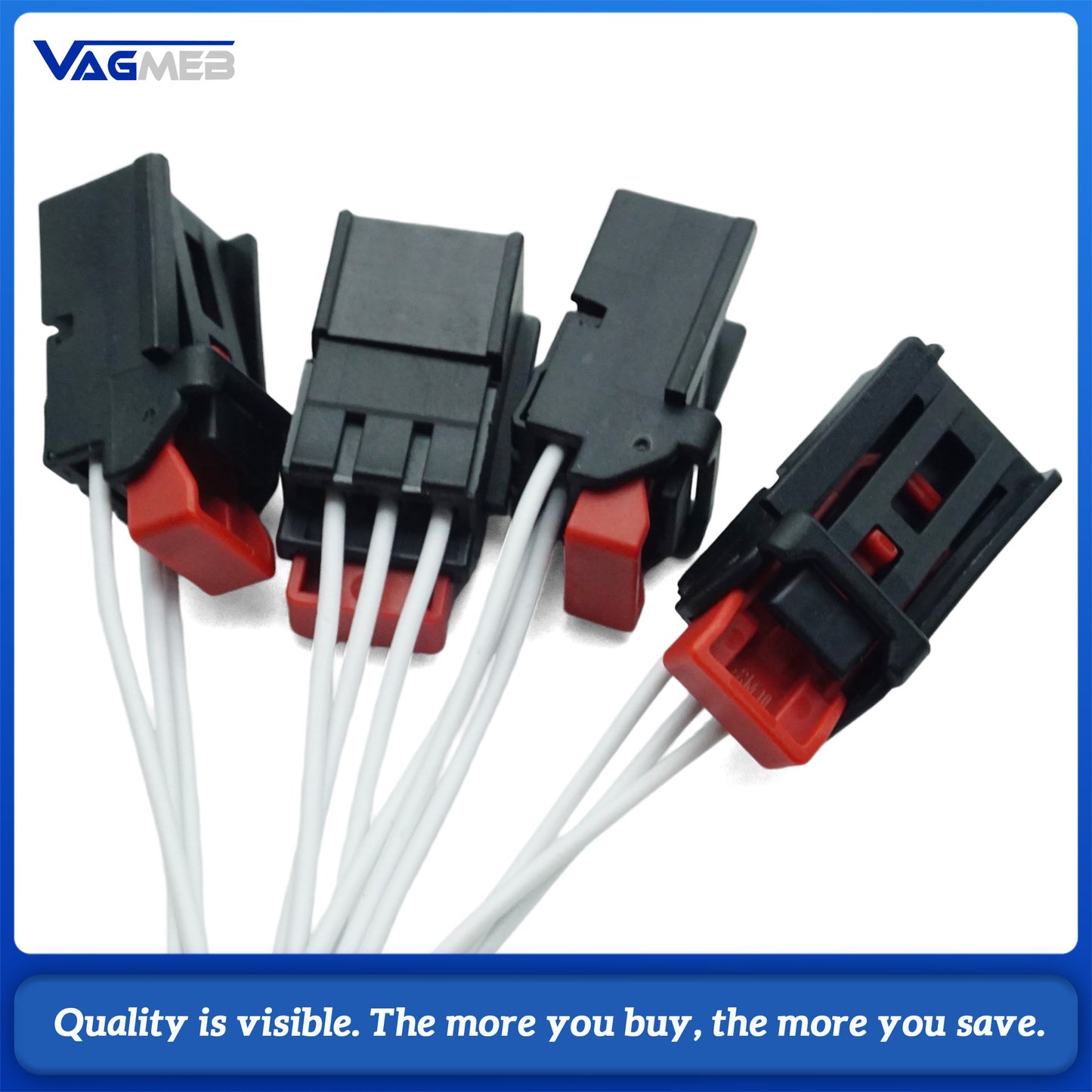 For VW Golf 6 R20 G T I LED Tail Light Rear Lamp Cable Adapter Harness