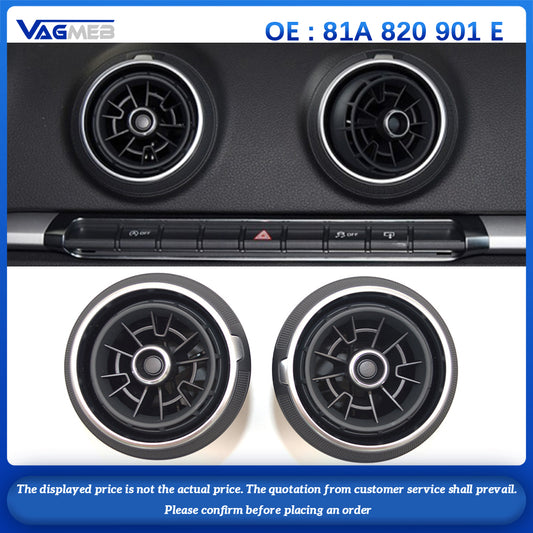 Car Air Vent Conditioner Outlet For AUDI A3 8V 2016 S3 RS3 2017 2018 81A 820 901 E