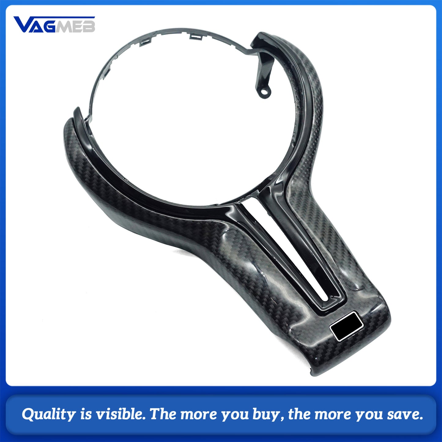 For BMW M Series For BMW Steering Wheel Trim Carbon Fiber F80 F82 F10 F06 F12 F13 F15 F16 M-sport F20 F22 F30 F31 F32 F33 F36