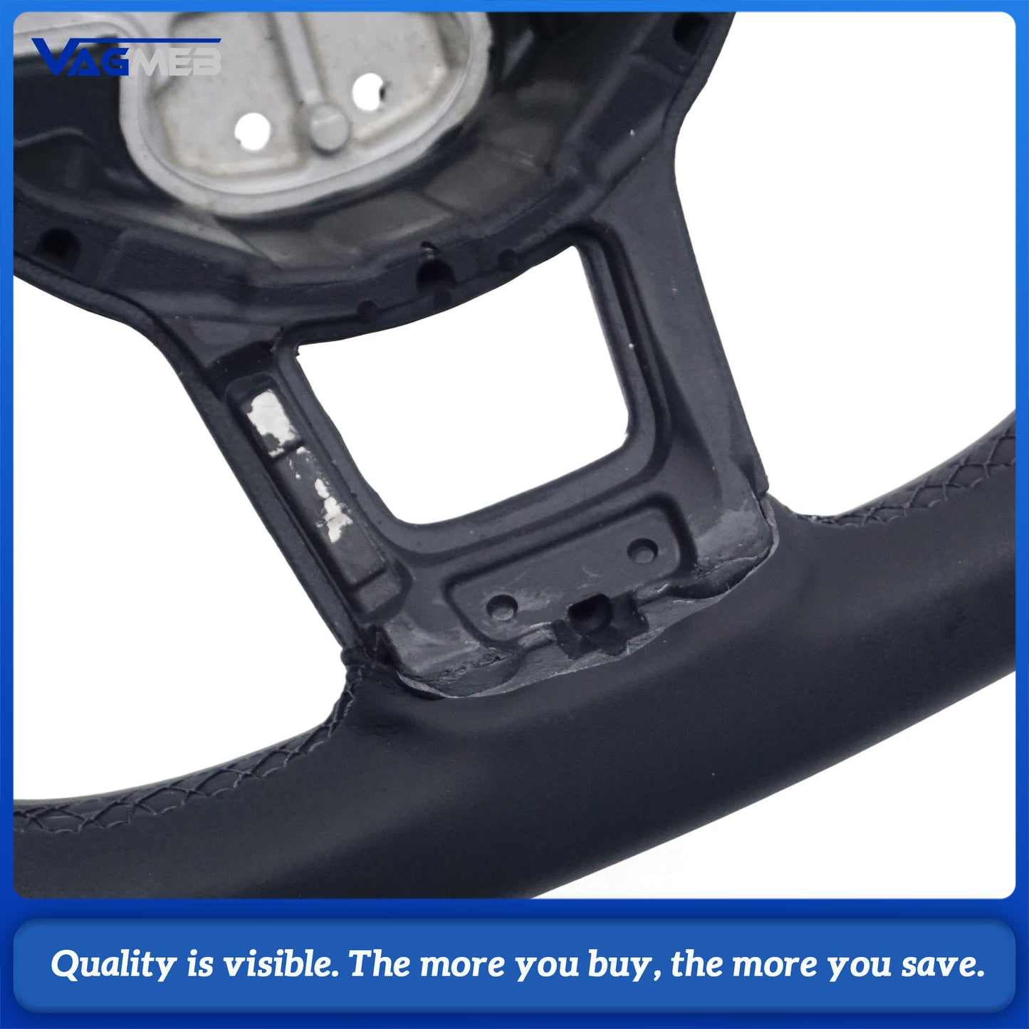 Alcantara leather steering wheel suitable for VW Golf MK7 7.5 GTI GTD GTE R Polo GTI Tiguan MK2 Passat B8 Sport steering wheel