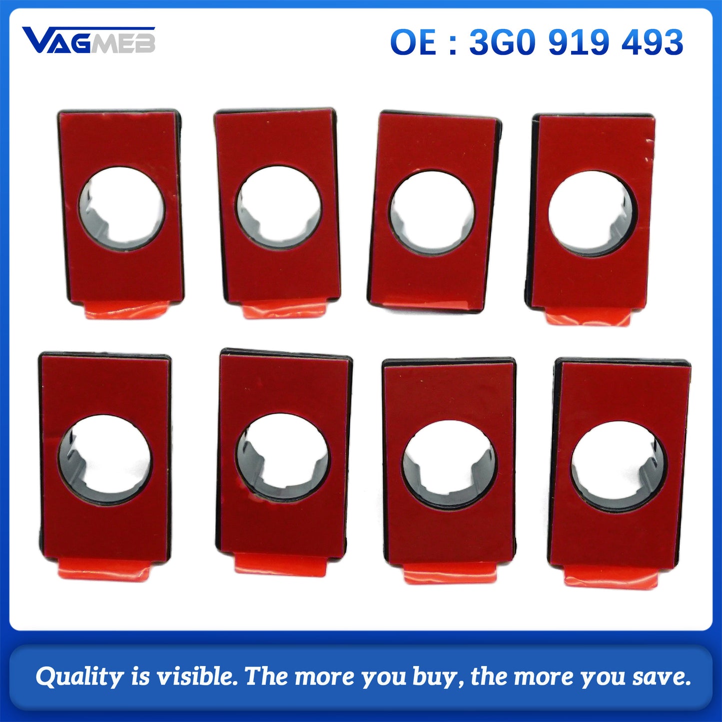 For Audi A3 8Y 2023  Limousine 4‑Sensor to 12‑Sensor PDC Retrofit Set