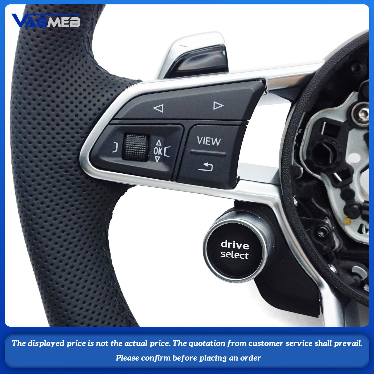 Car Steering Wheel For Audi A3 A4 A5 S3 S4 S5 B9 RS R8 S5 Q3 Q5 Q7 Q3L Q7L Q8L TTS TT TTRS