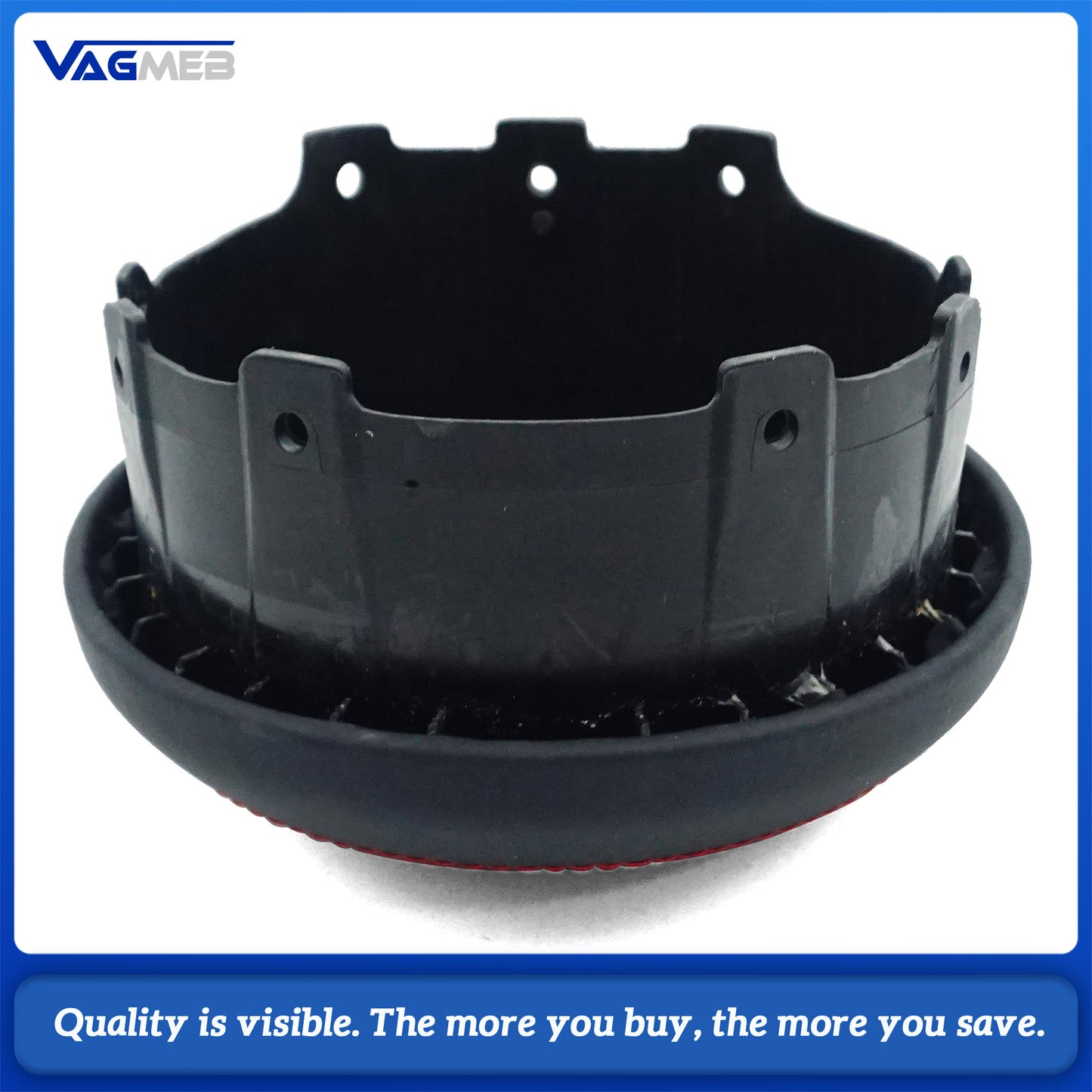 Steering wheel airbag cover multifunction steering wheel For Audi TT MK2 Red line