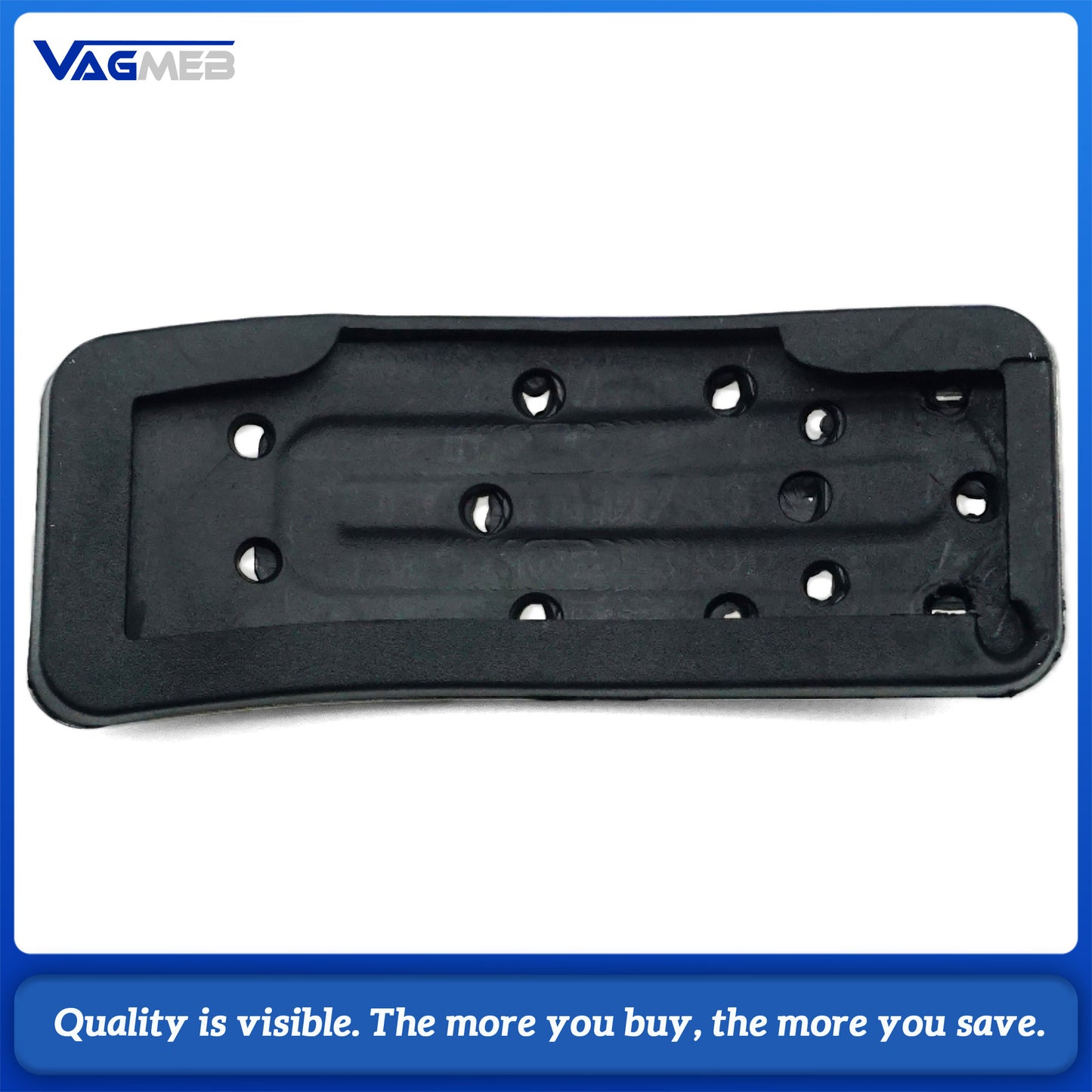 For Audi Q7 Car Accessories Stainless Steel Fuel Gas Brake footrest Pedal Cover Plate 3pcs