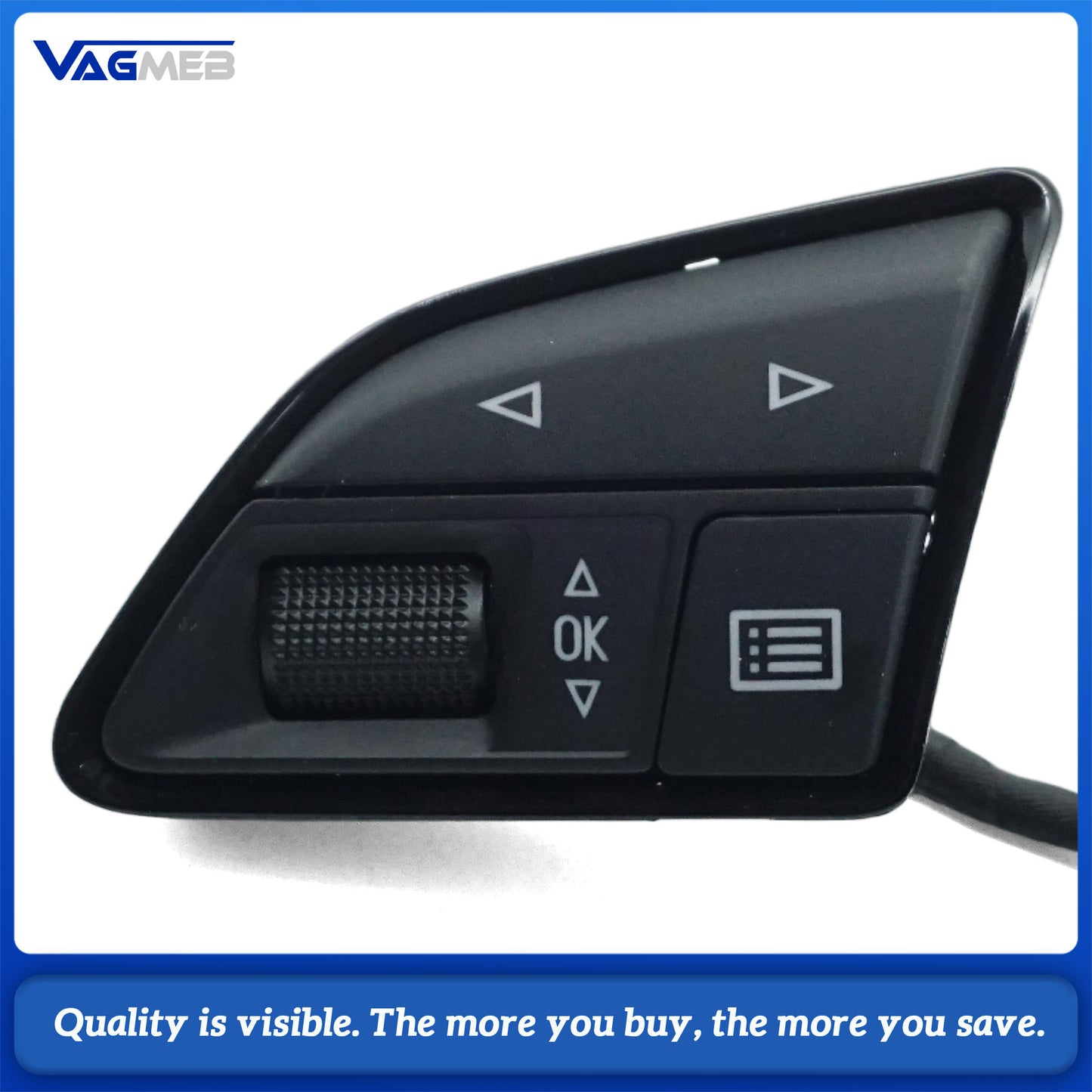 Supports Shifting Paddle Function For Audi A3 8V A4 B8 Steering Wheel Key Button Assembly