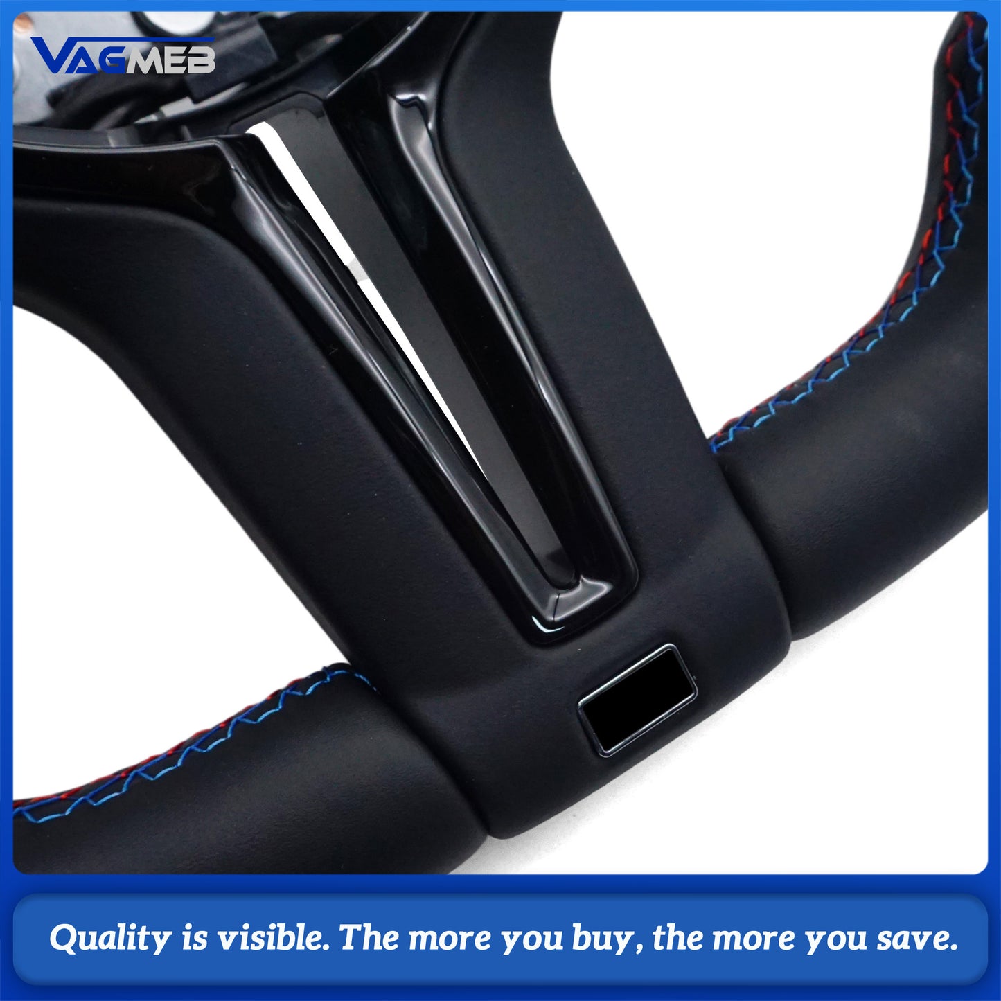 M Sport Steering Wheel for BMW Flat Bottom F01 F06 F10 F11 F12 F20 F21 F22 F25 F26 F30 F31 F32 F33 F34 F36 M3 F80 M4 F82 M5 F90