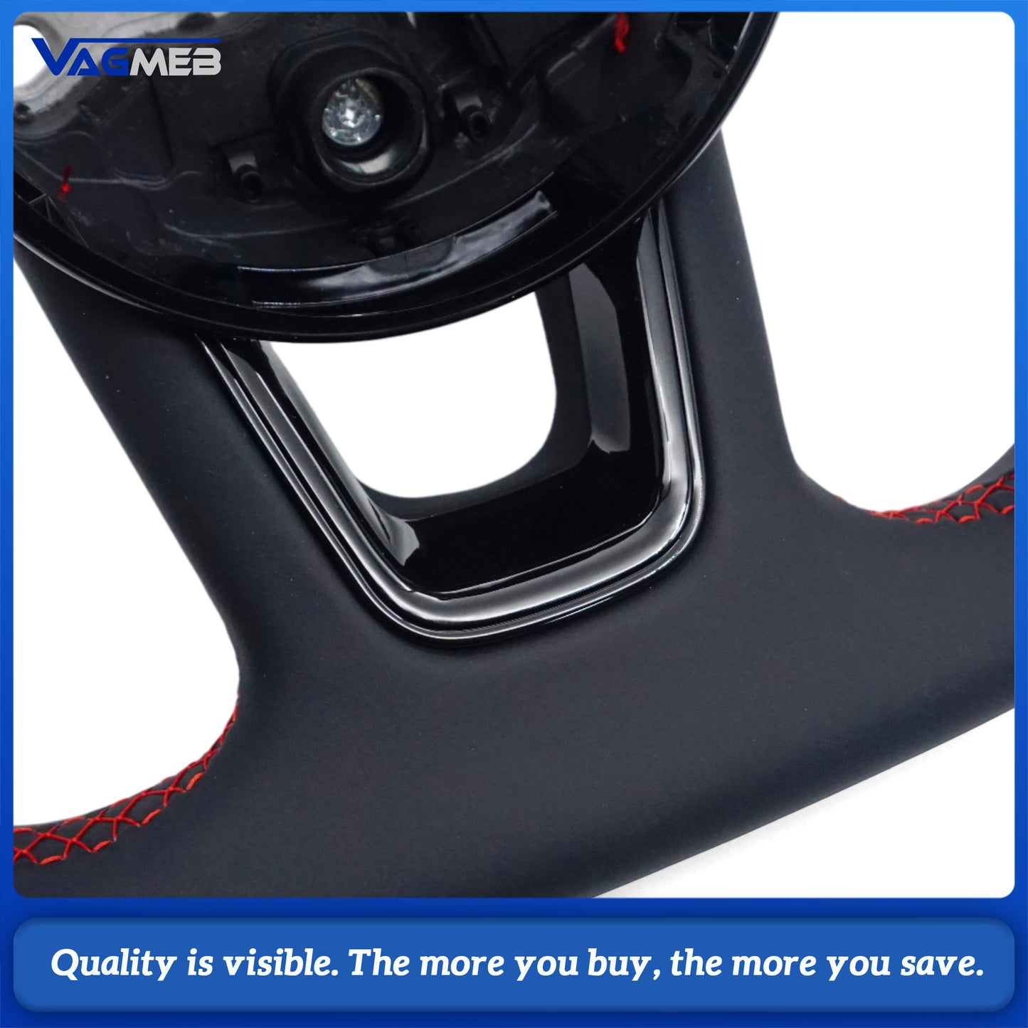 Sports style car steering wheel suitable for A4  B9 leather steering wheel car accessories
