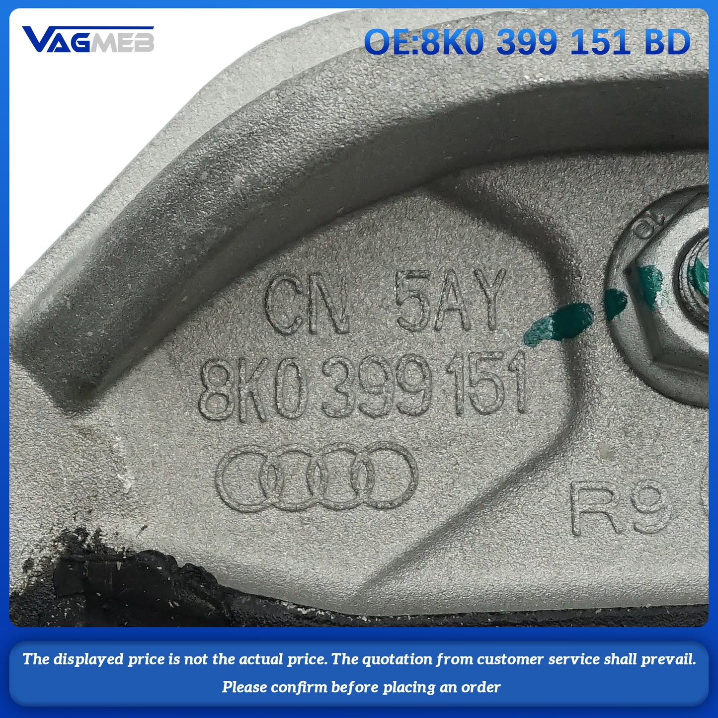 Original NEW Engine Support Gearbox Mounts Transmission Rubber Pad For Audi A4 S4 A5 S5 Q5 A6 A7 8K0 399 151 BD