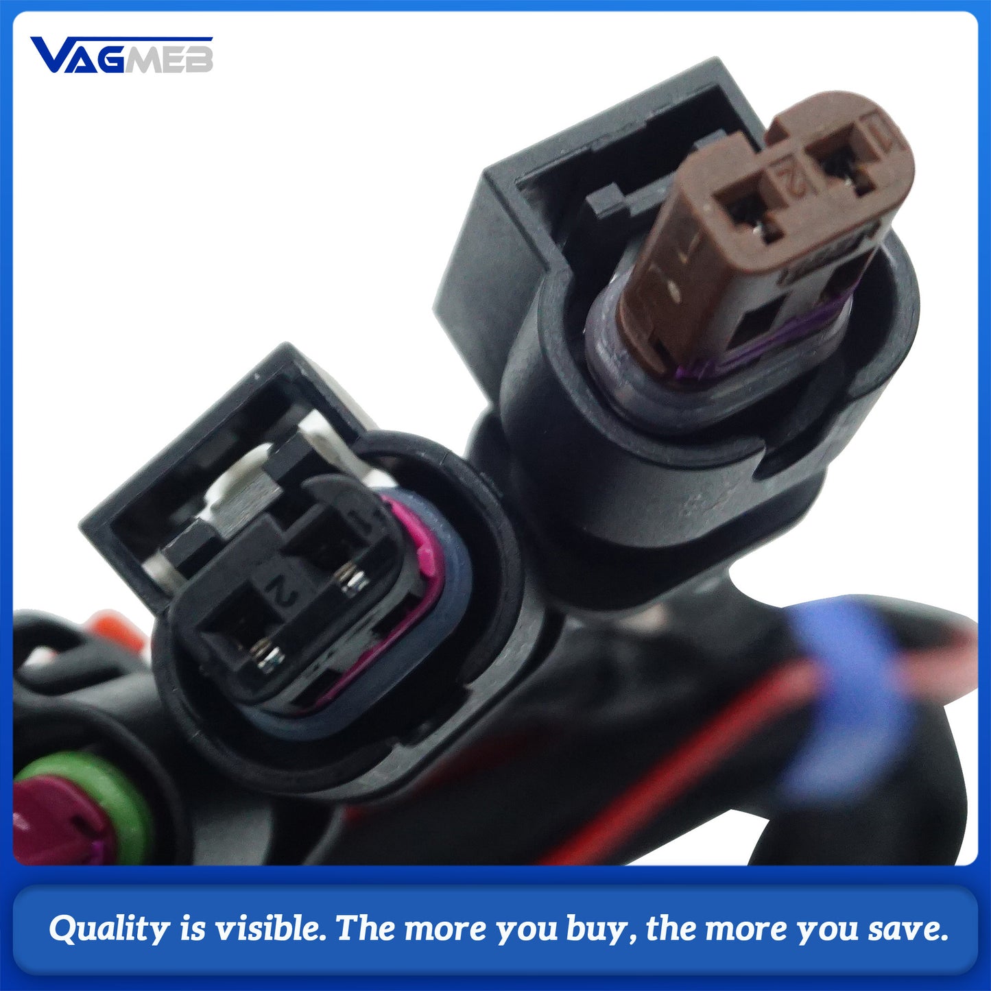 For VW ID3 ID4 LED grille logo light distribution device