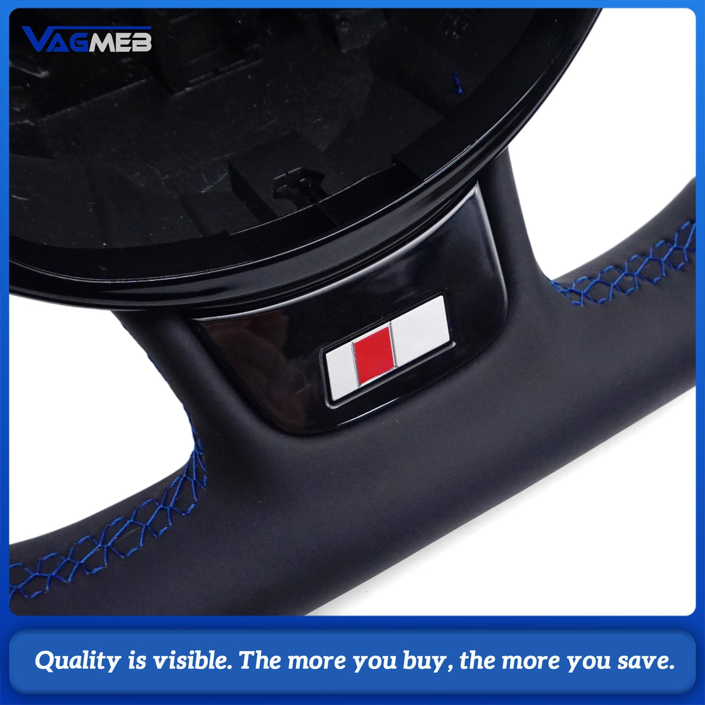 Leather material sports style steering wheel For Audi A4B8  steering wheel accessories, car accessories