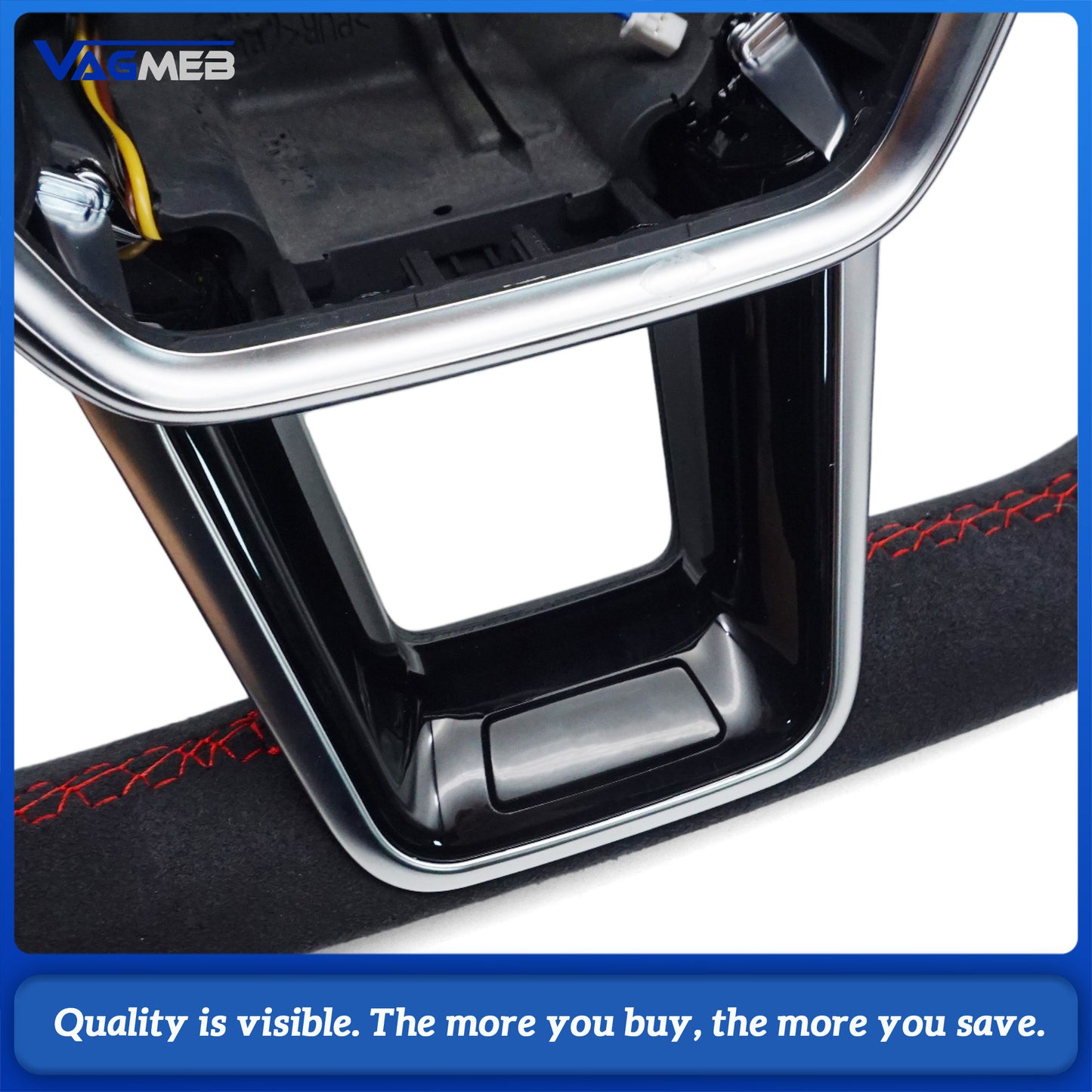 For Audi ABT logo A6 C8  heating punch steering wheel