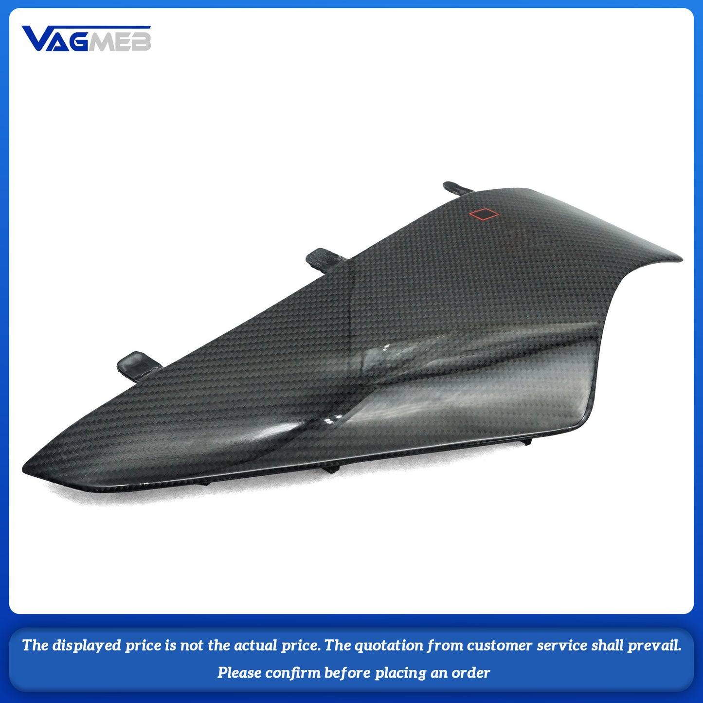 For Audi A6C8 Carbon fiber dashboard cover plate