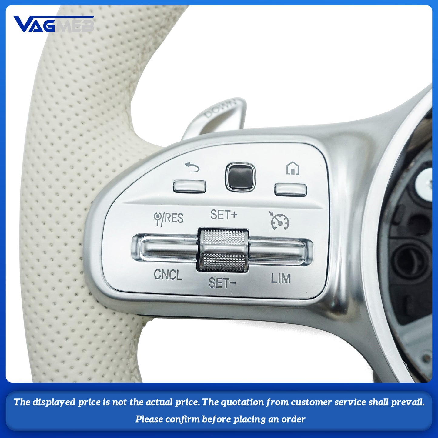 Leather Steering Wheel For Mercedes Benz S400